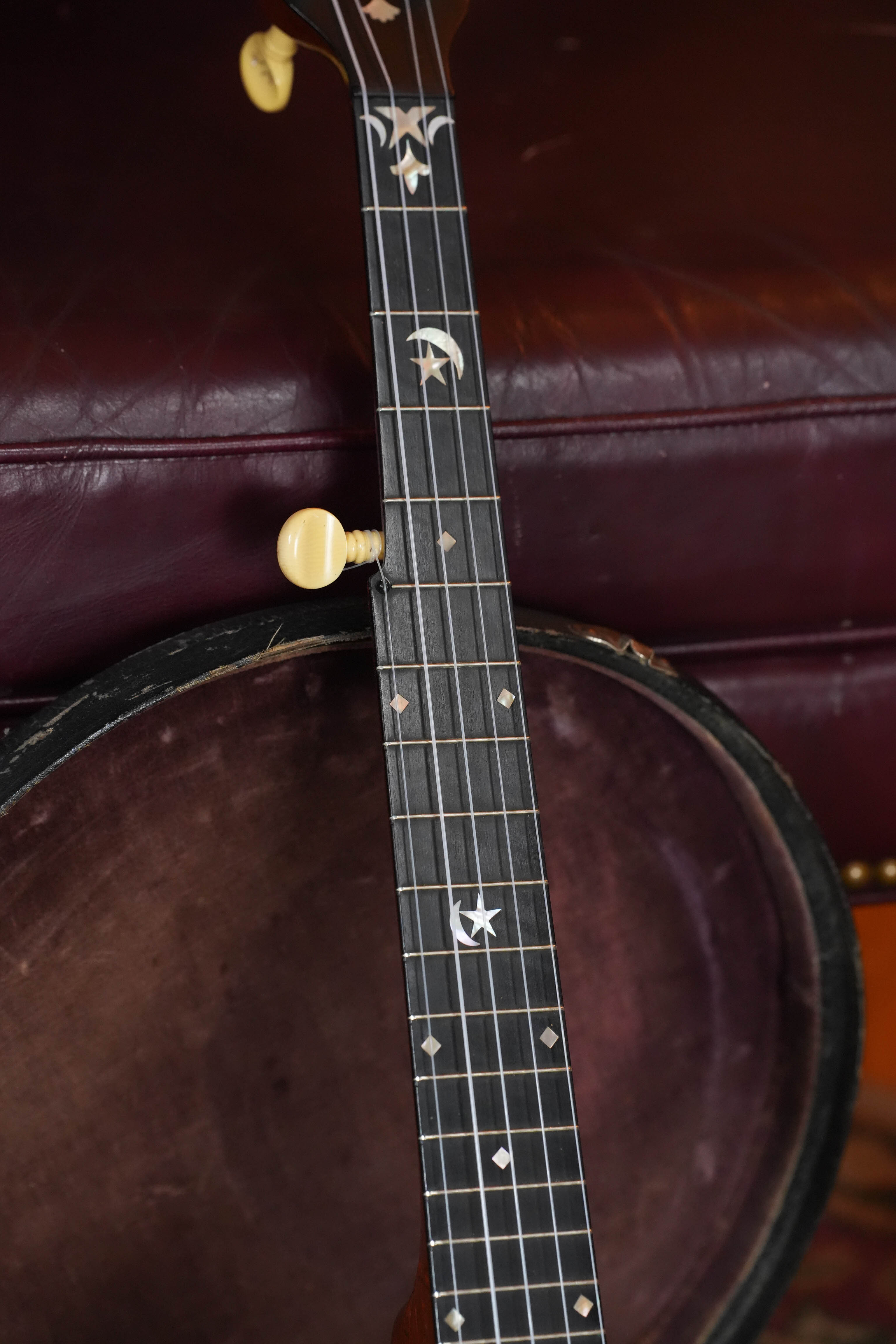 (Used) Vintage 1895 S.S. Stewart Banjeaurine 5-String Open-Back Banjo #5853