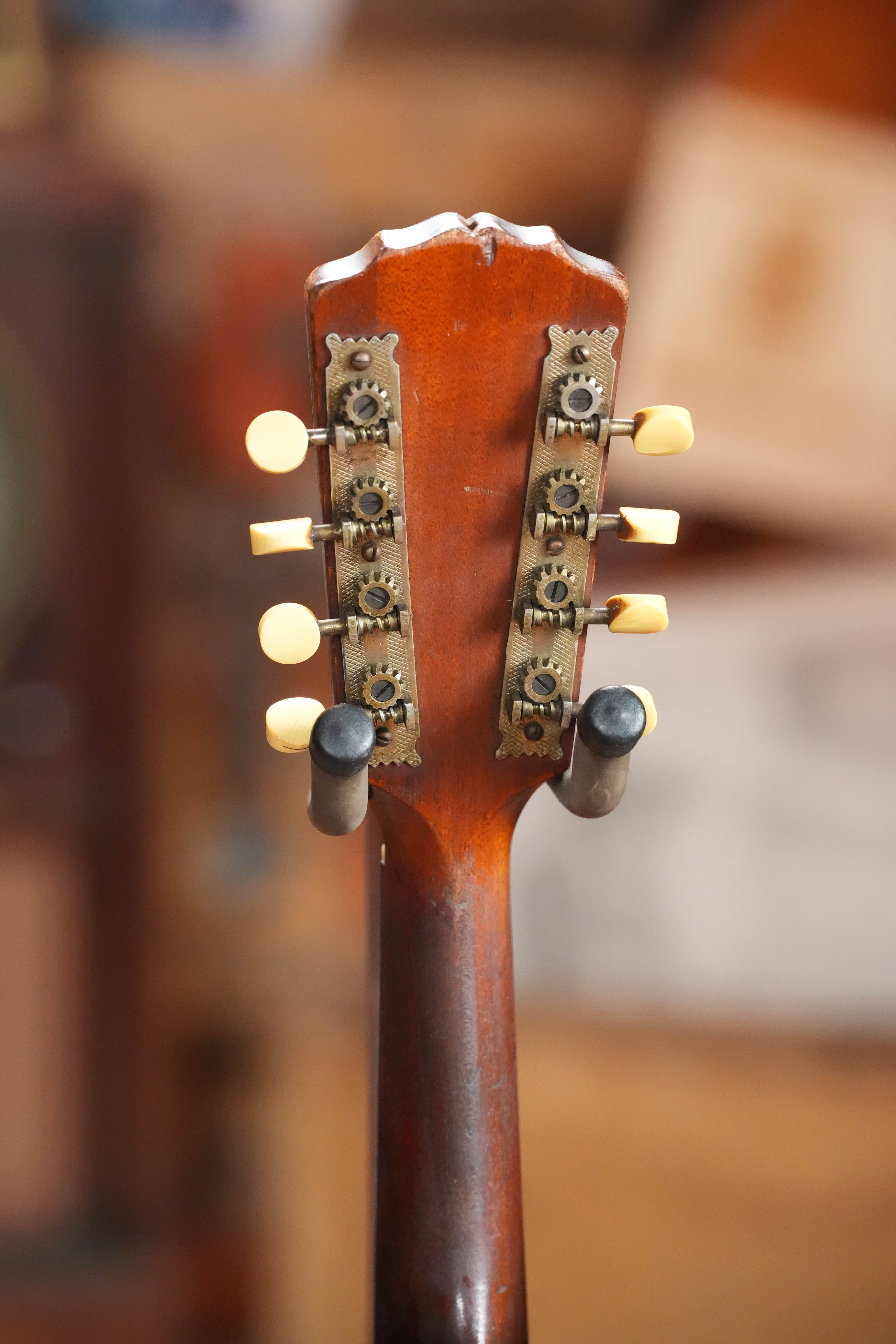 (Used) Vintage 1920 Gibson Spruce/Birch Oval-Hole Teardrop A-Style Mandolin #9066