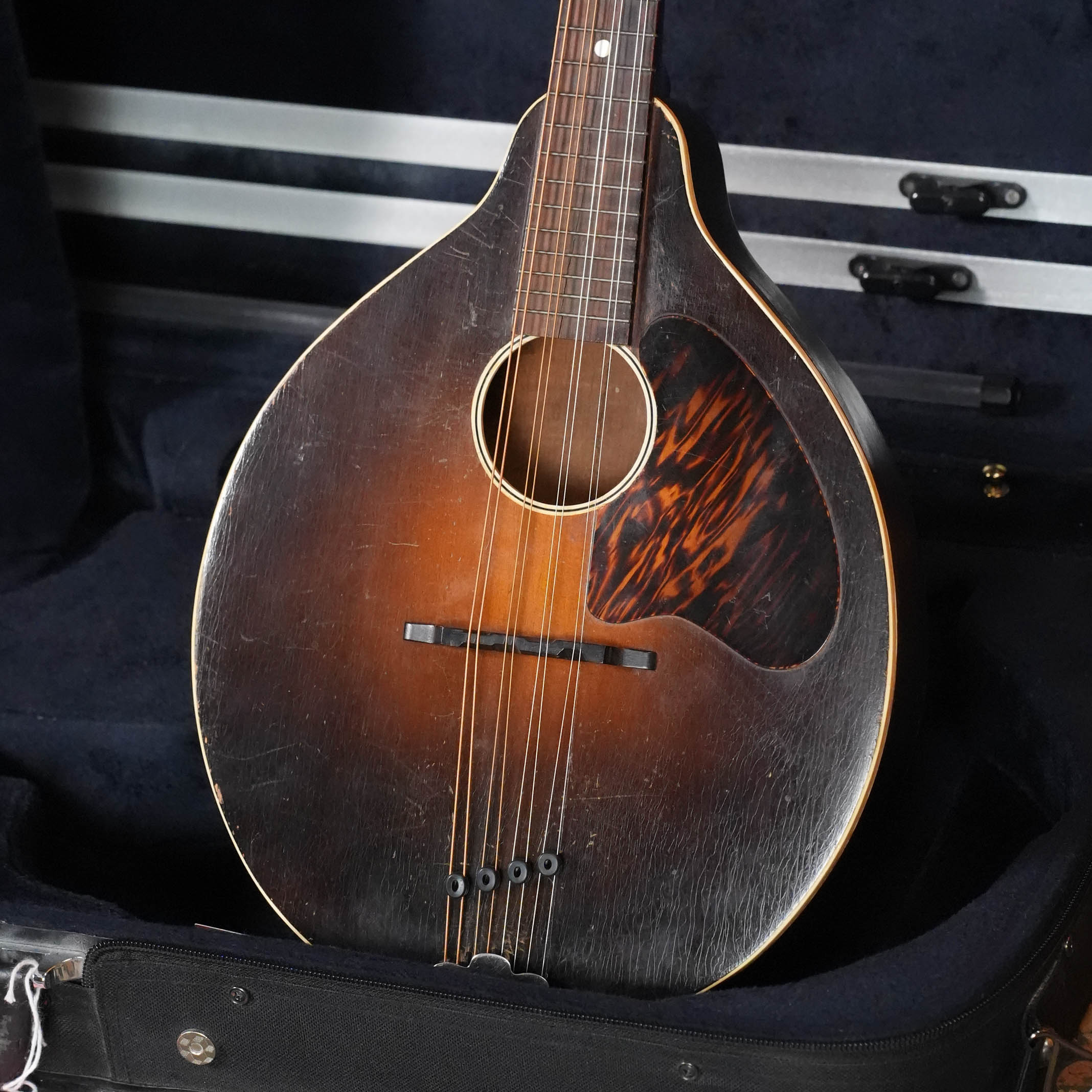 (Used) Vintage 1930s Kalamazoo (Gibson-Made) KM-11 Spruce/Mahogany Dark Sunburst Flat-Top Mandolin #658