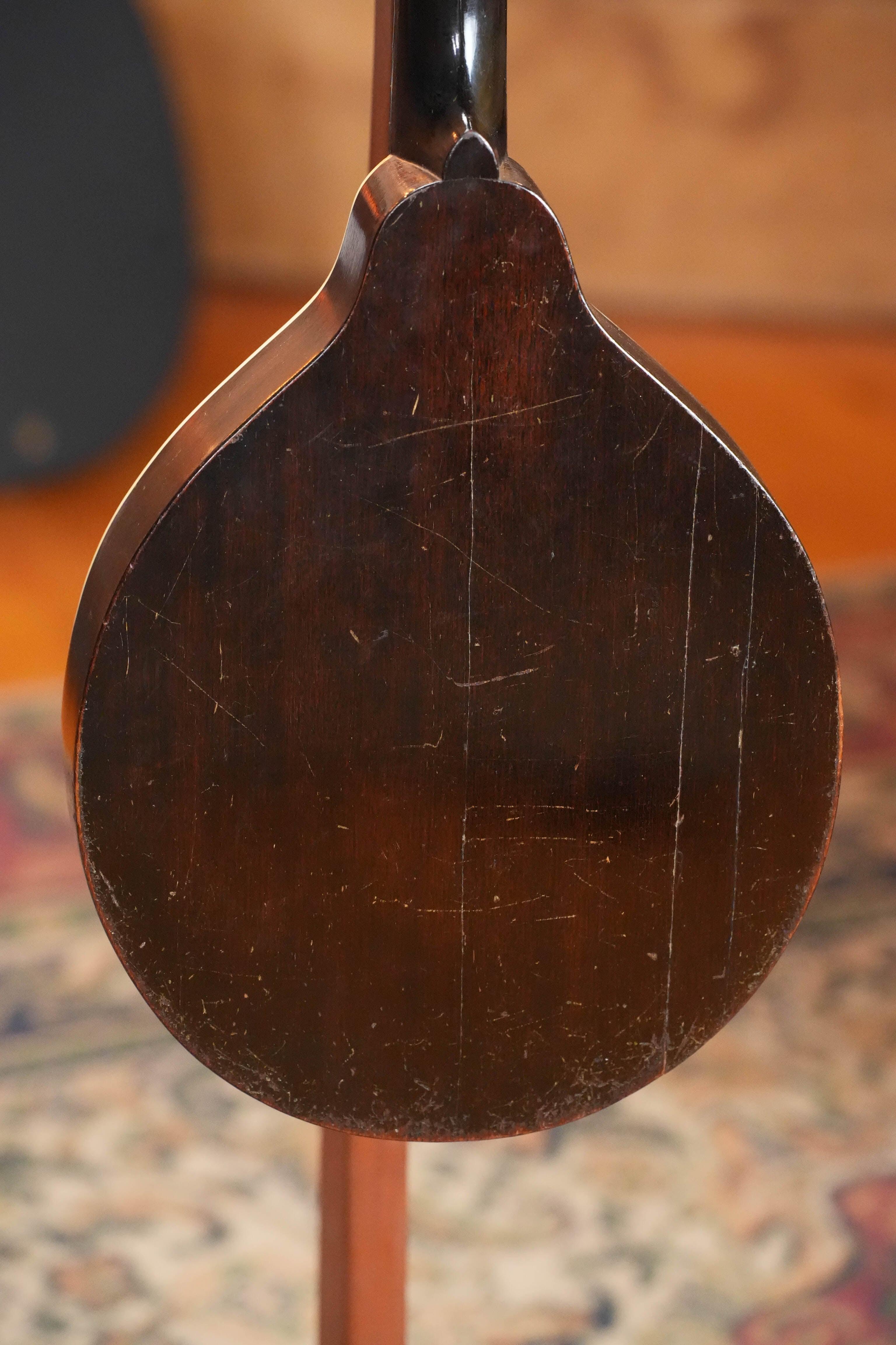 (Used) Vintage 1930s Kalamazoo (Gibson-Made) KM-11 Spruce/Mahogany Dark Sunburst Flat-Top Mandolin #658