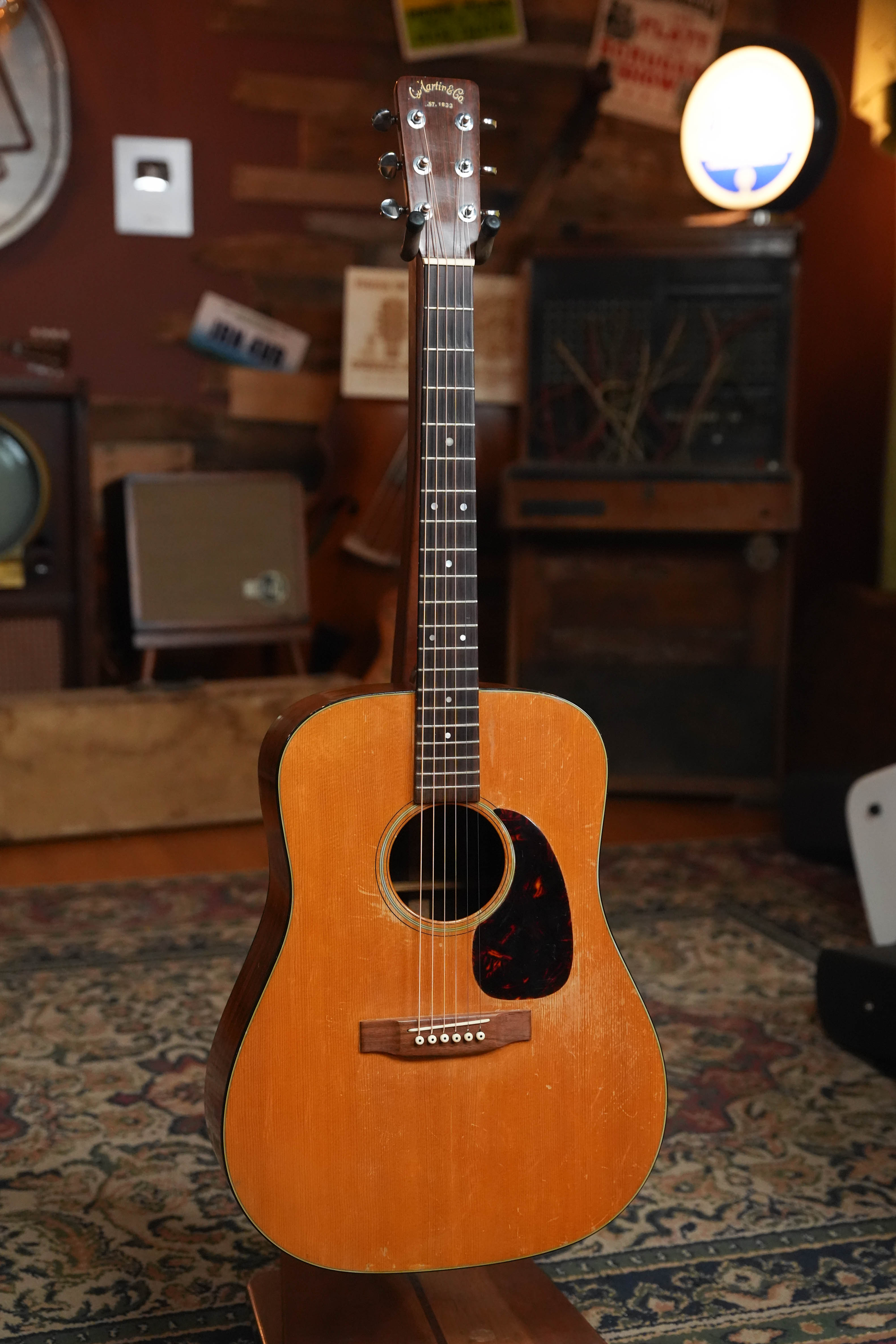 (Used) Vintage 1966 Martin D-21 Dreadnought Guitar #4147
