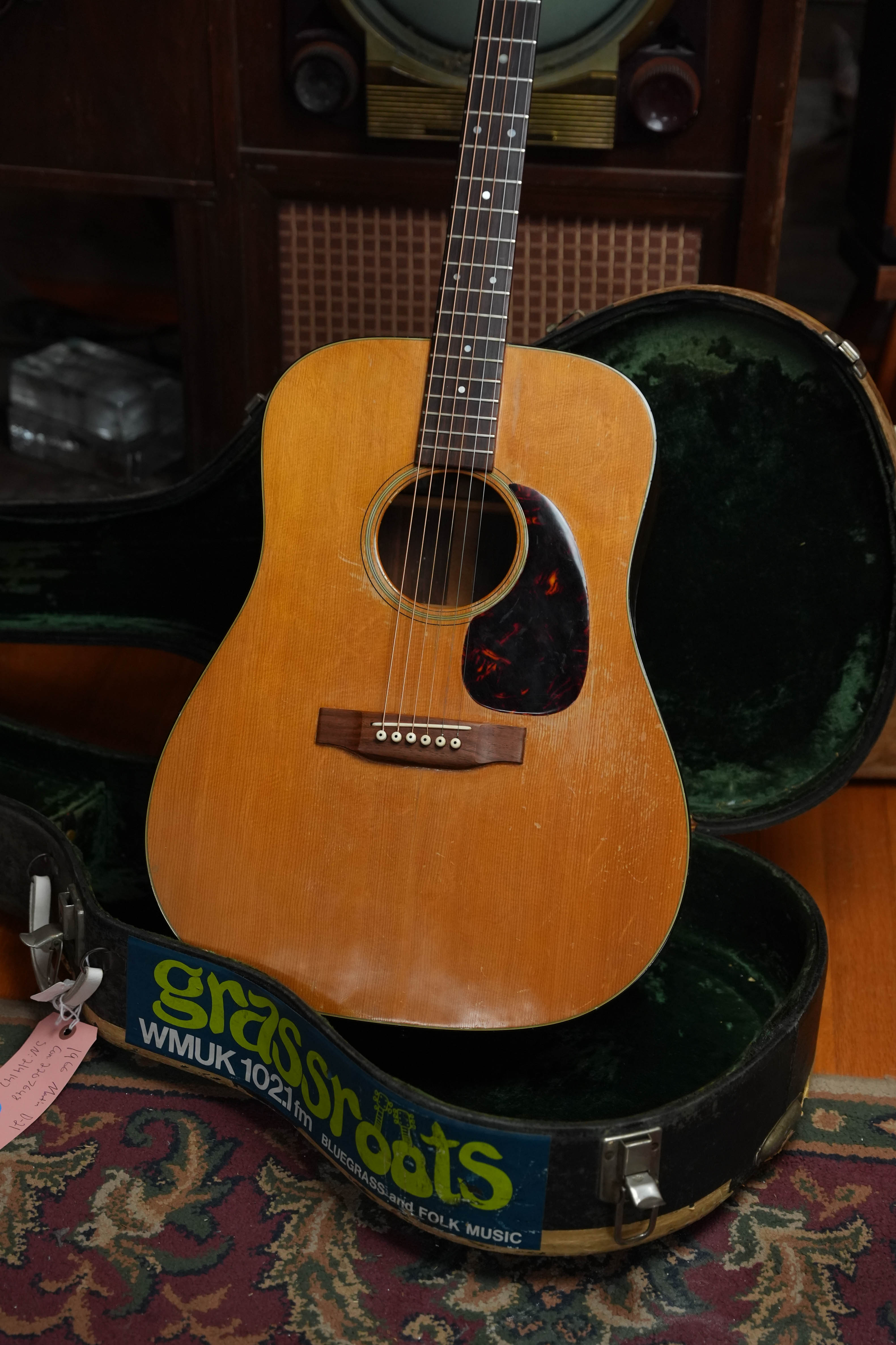 (Used) Vintage 1966 Martin D-21 Dreadnought Guitar #4147