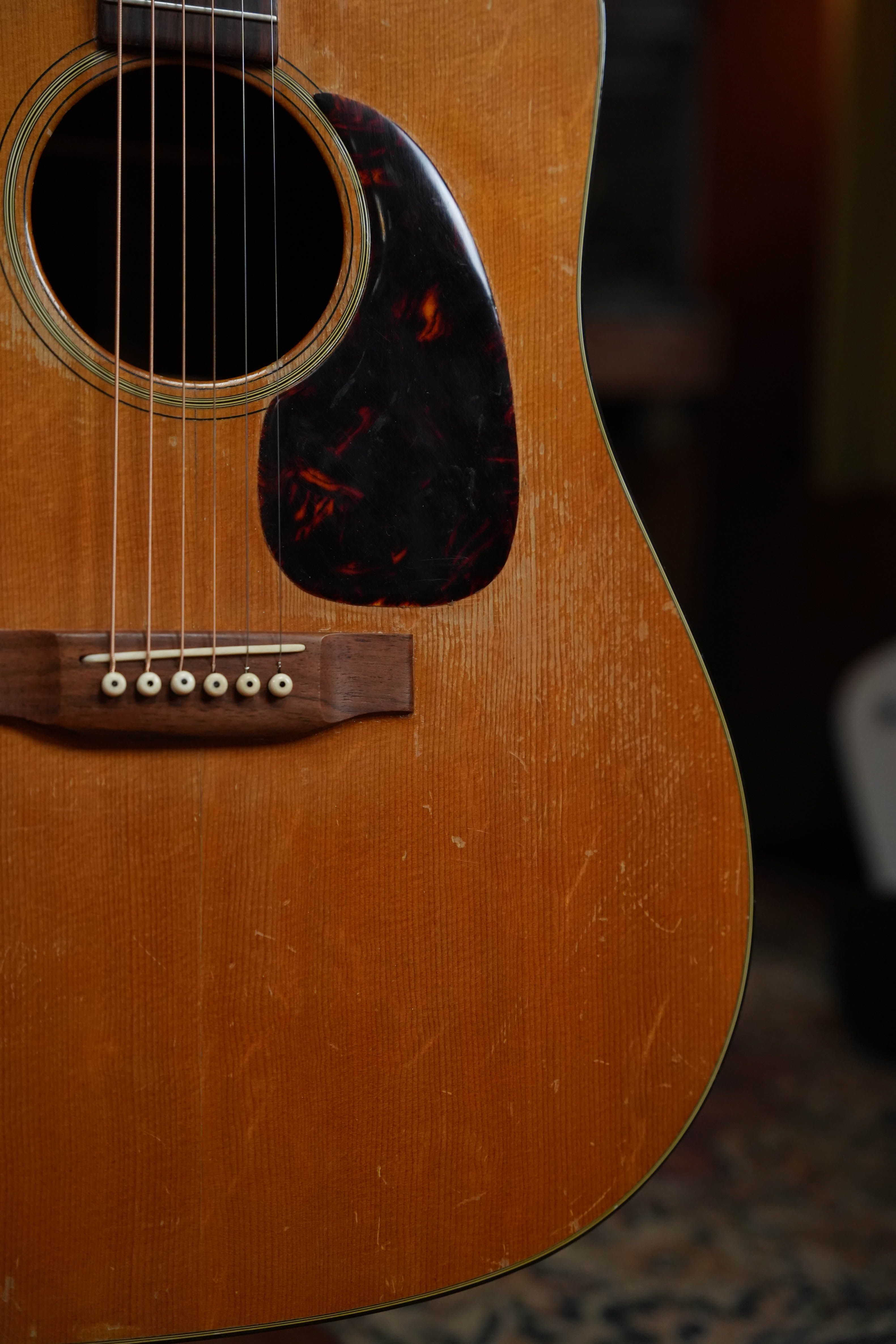 (Used) Vintage 1966 Martin D-21 Dreadnought Guitar #4147