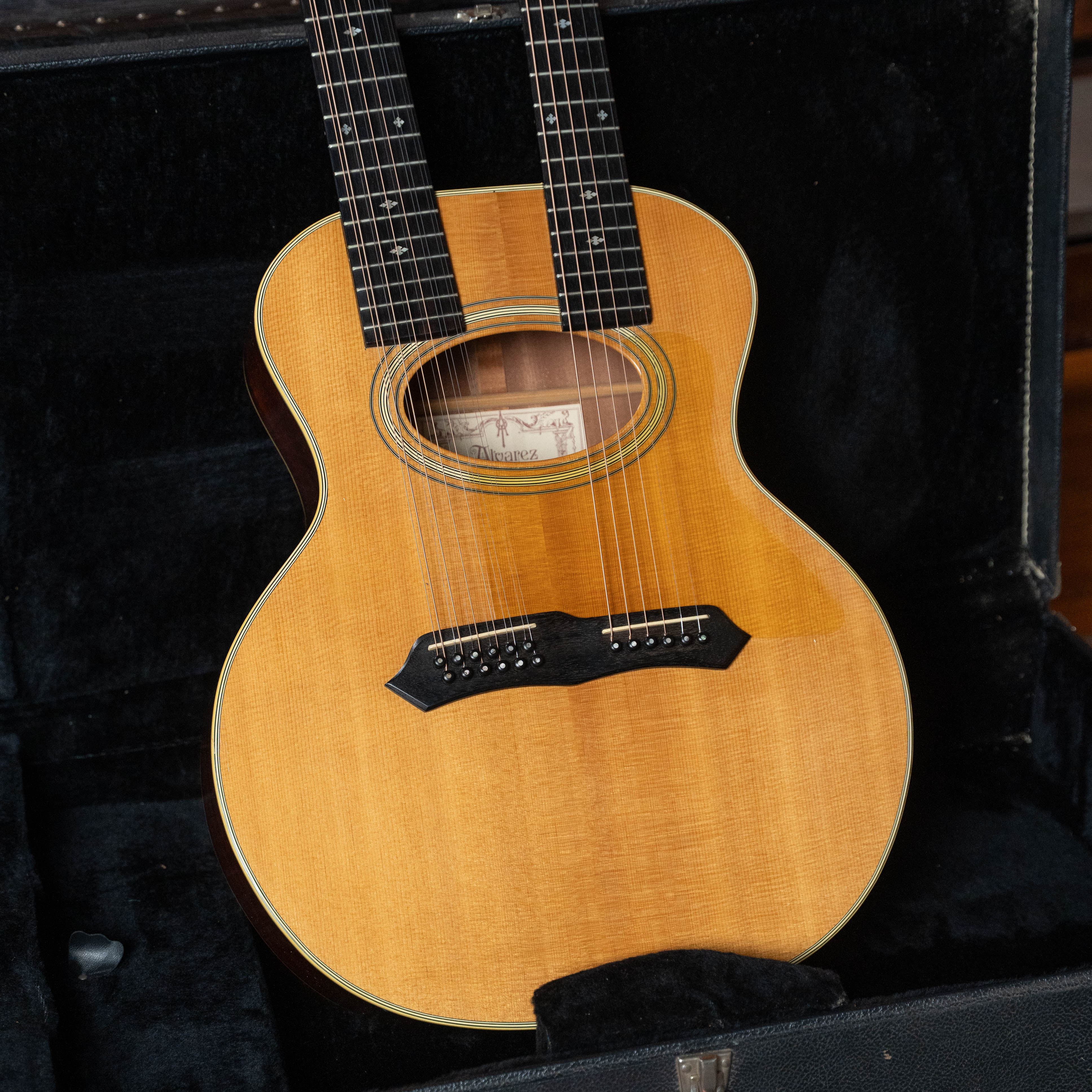 (Used) Vintage 1980 Alvarez Yairi DY87 Double Neck w/ Gooseneck Pickup System #7289