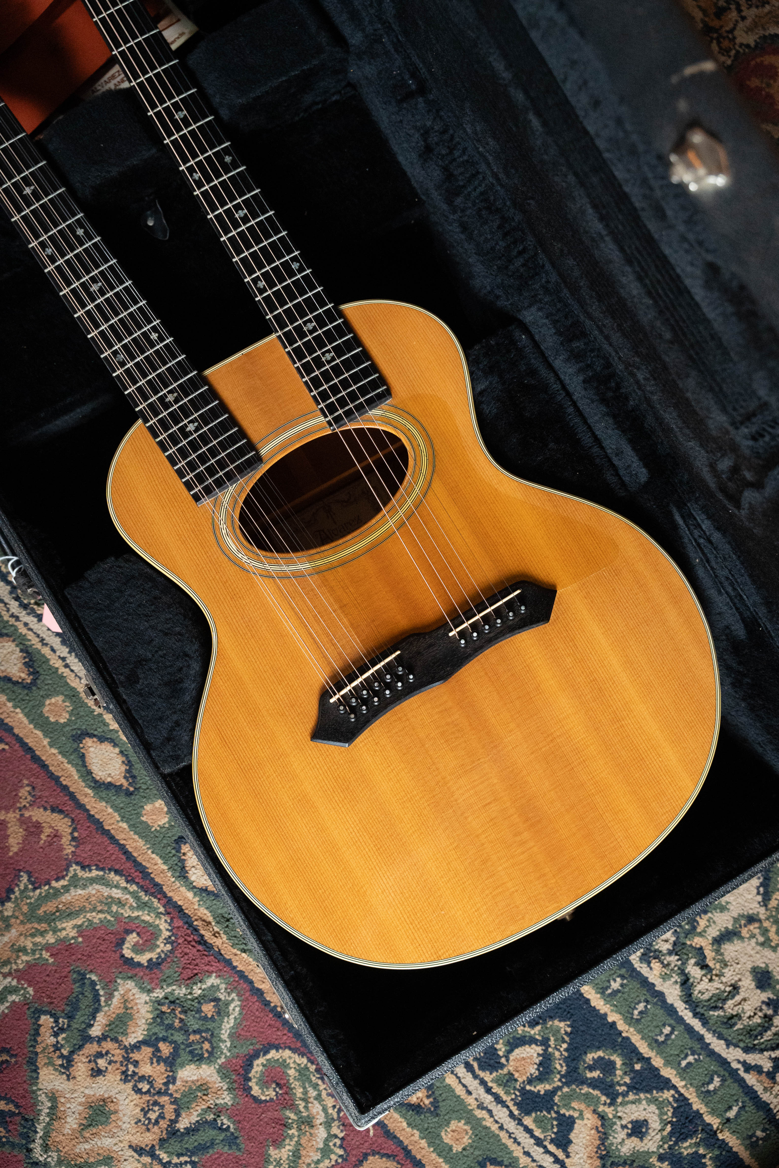 (Used) Vintage 1980 Alvarez Yairi DY87 Double Neck w/ Gooseneck Pickup System #7289