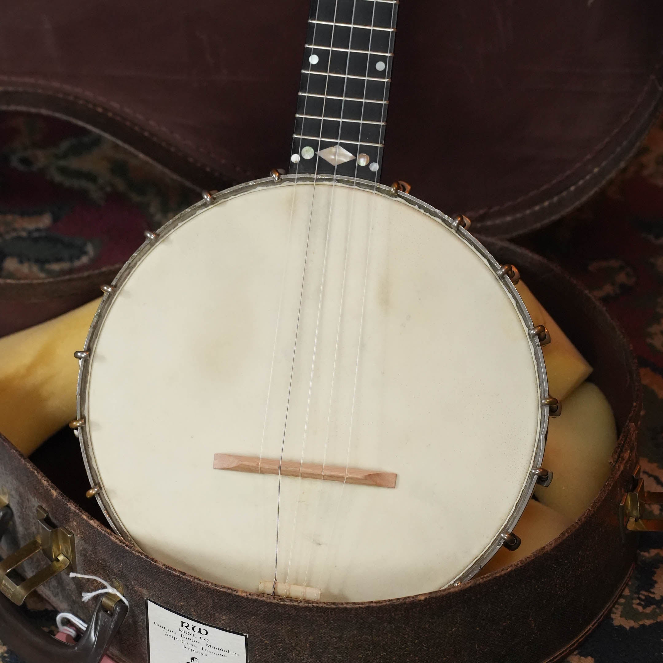 (Used) Vintage c. 1889 S.S. Stewart 5-String Open-Back Pony/A-Scale Banjo #5643