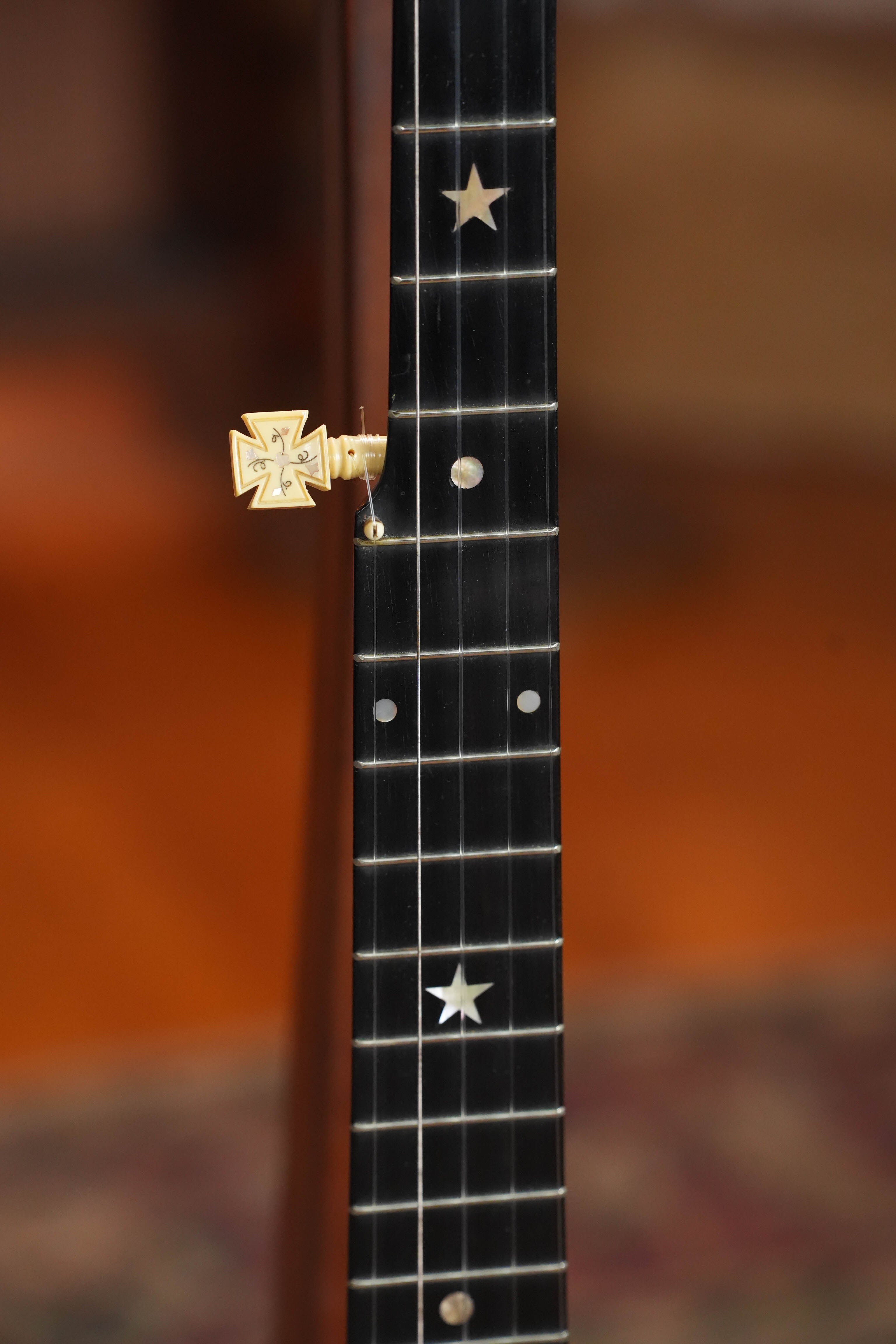 (Used) Vintage c. 1889 S.S. Stewart 5-String Open-Back Pony/A-Scale Banjo #5643