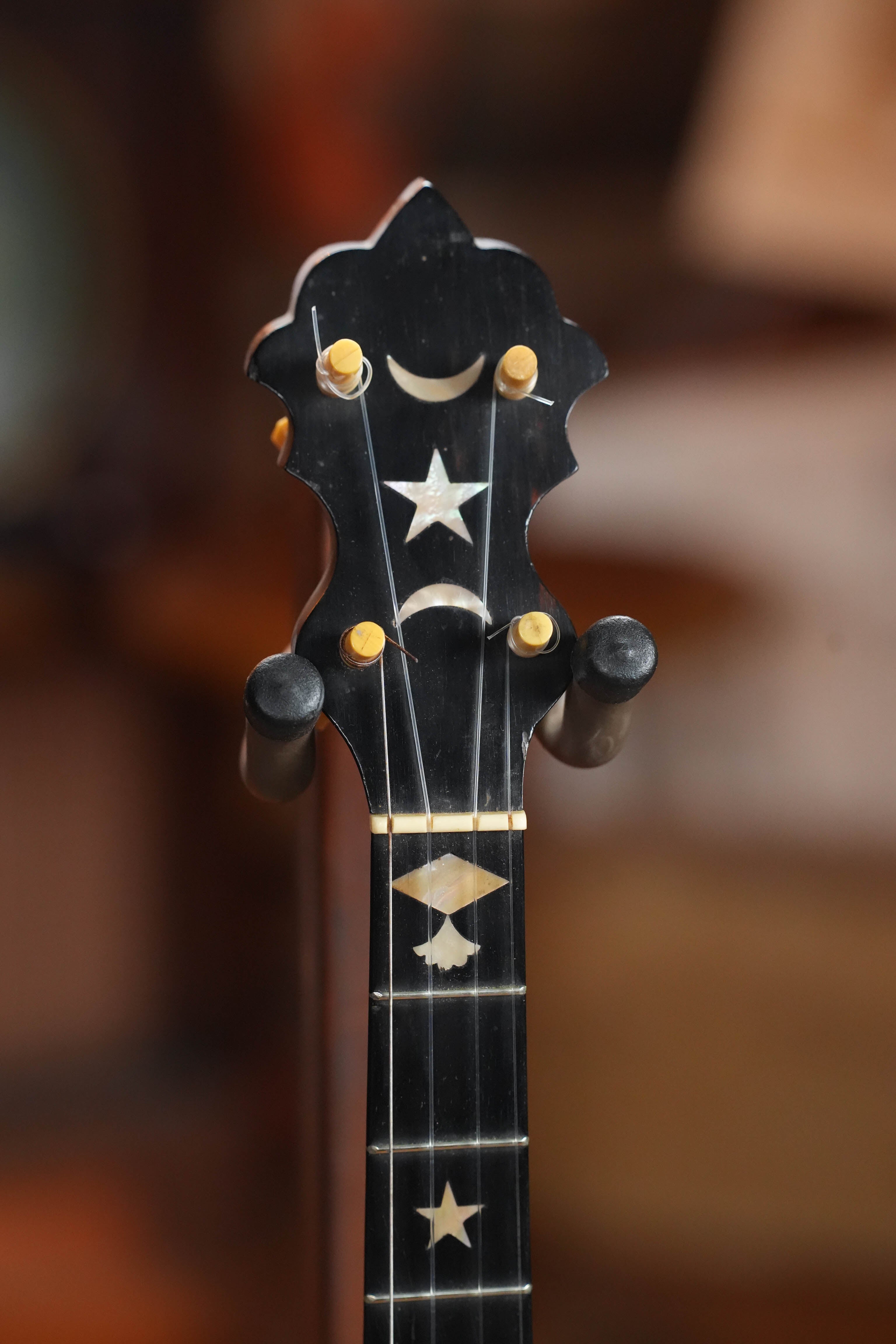 (Used) Vintage c. 1889 S.S. Stewart 5-String Open-Back Pony/A-Scale Banjo #5643