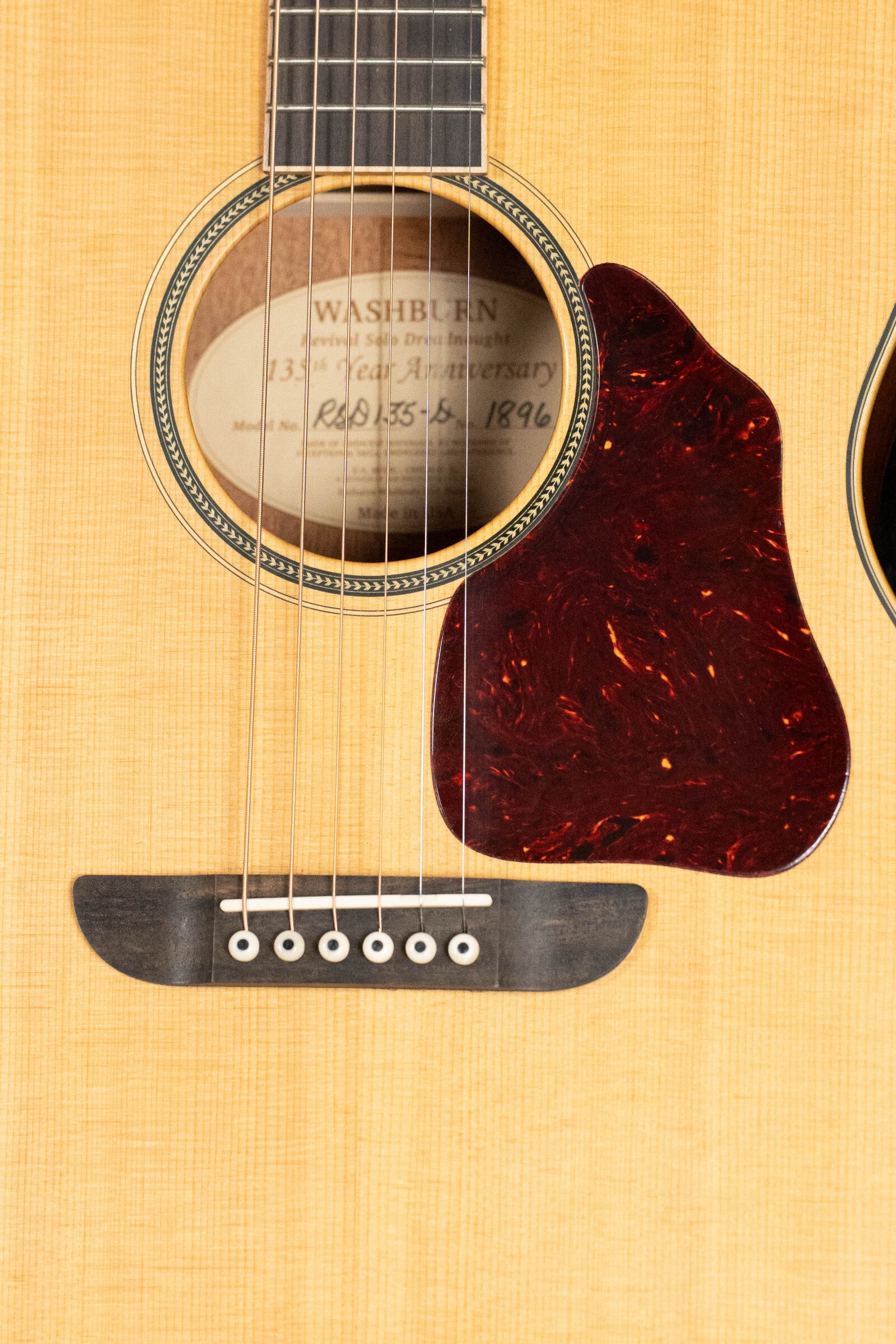 (Used) Washburn R&D135-D Spruce/African Mahogany Dreadnought Acoustic Guitar #1896