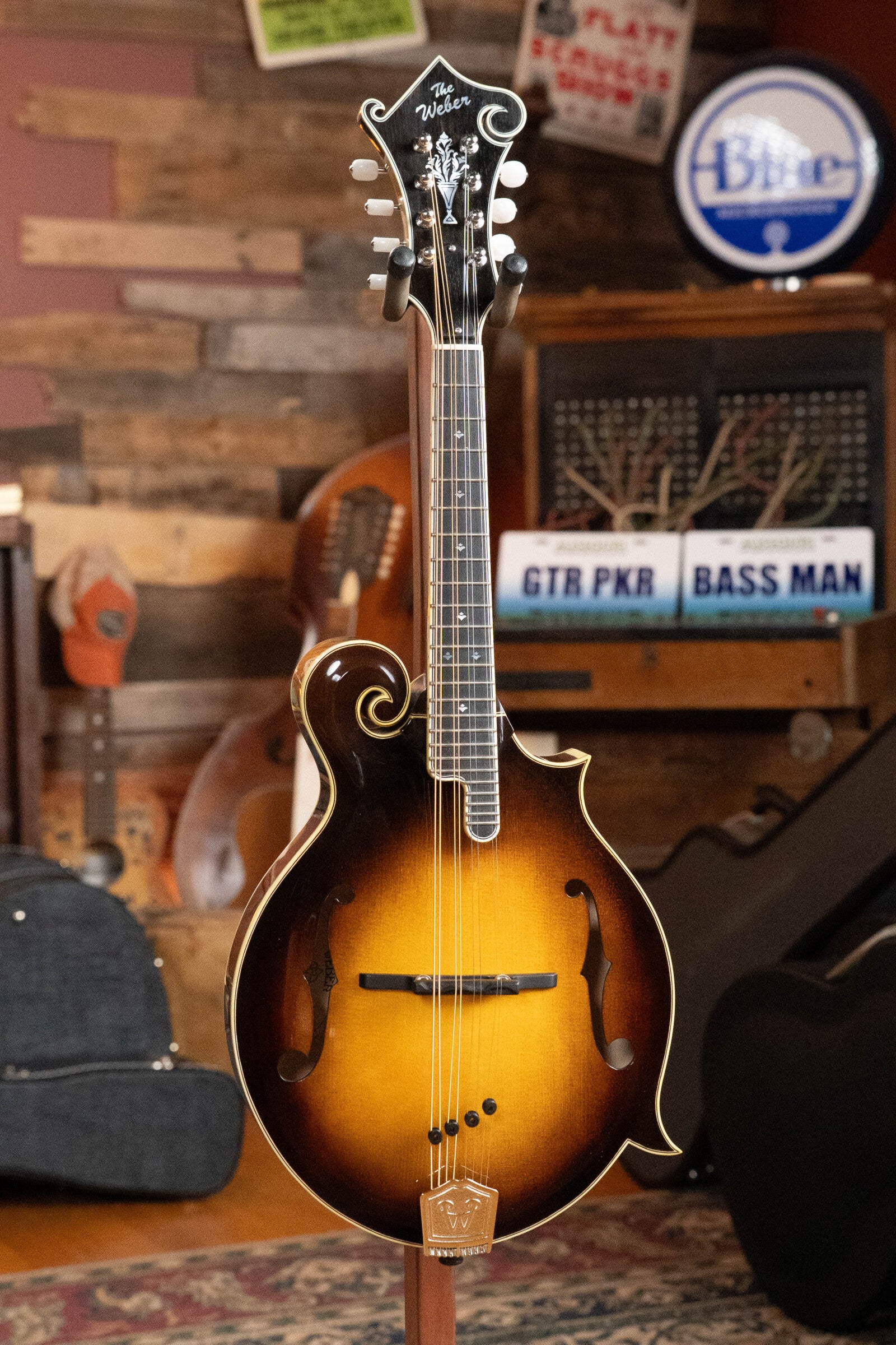 Weber Yellowstone F14-F Sitka/Flamed Maple F-Style Single Cutaway Mandolin #1306