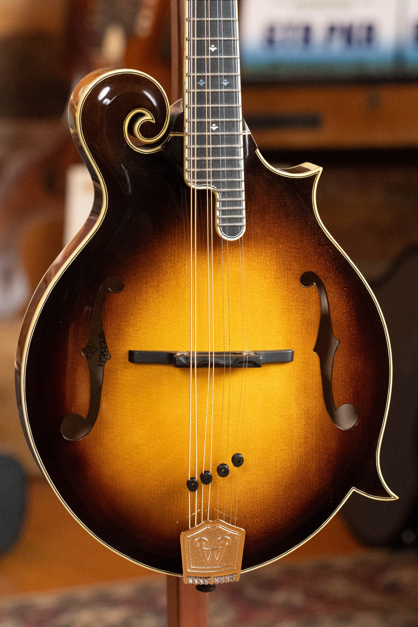 Weber Yellowstone F14-F Sitka/Flamed Maple F-Style Single Cutaway Mandolin #1306