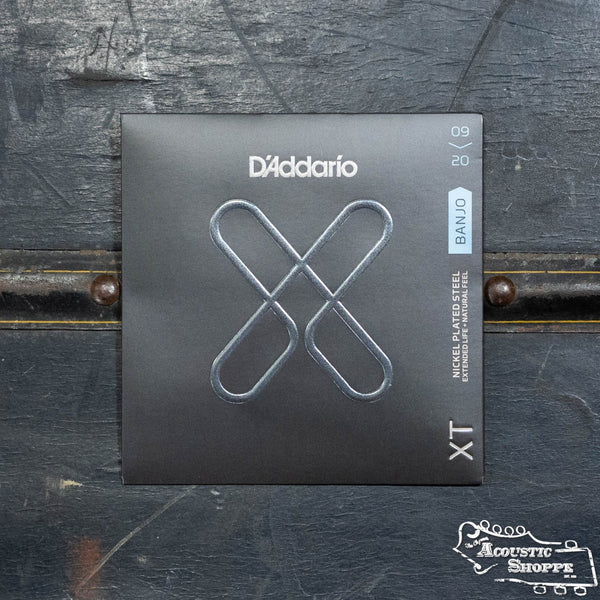 D'Addario XTJ0920, XT Banjo Nickel Plated Steel, Light, 09-20