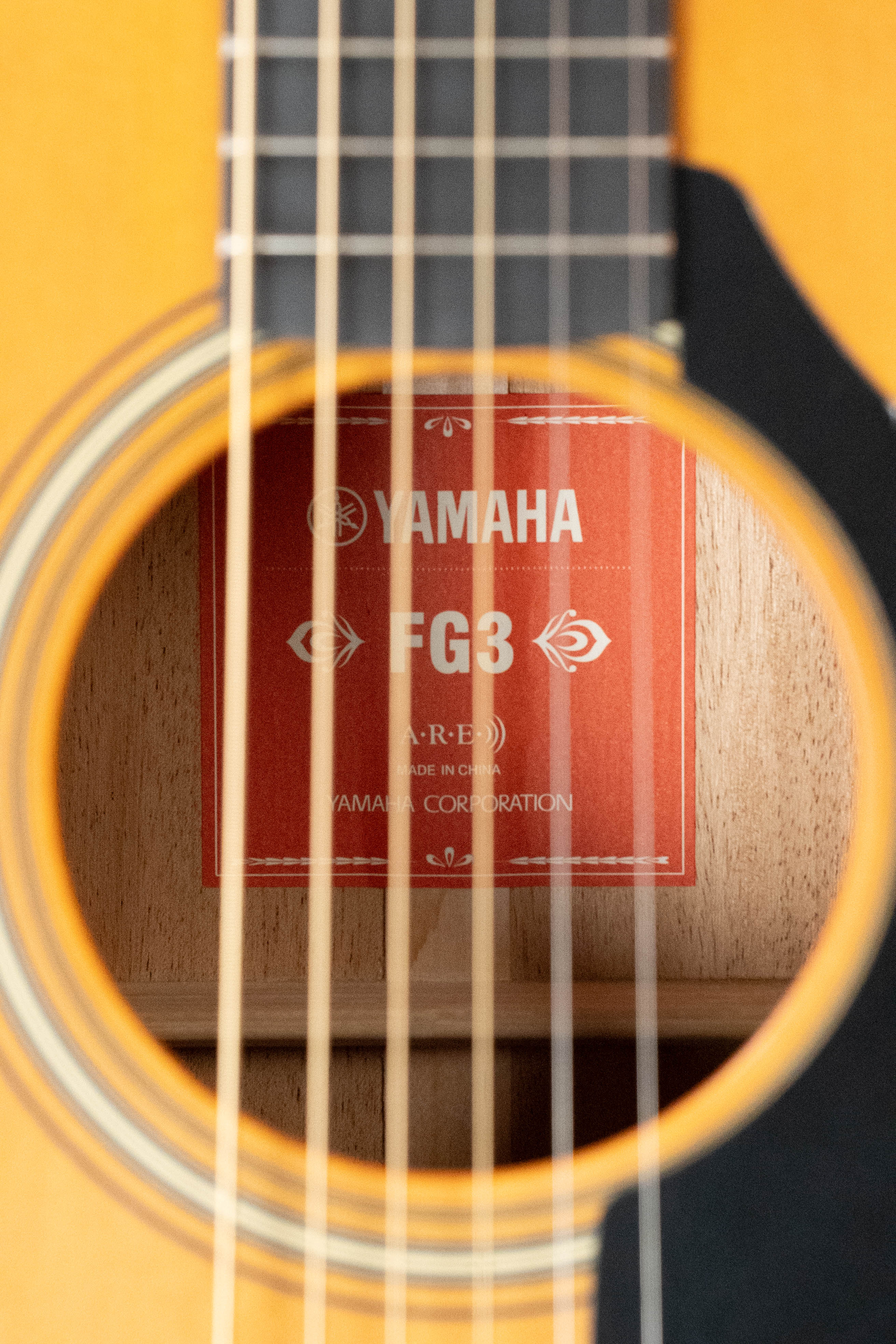 Yamaha FG3 Spruce/Mahogany Red Label Dreadnought Acoustic Guitar #1043