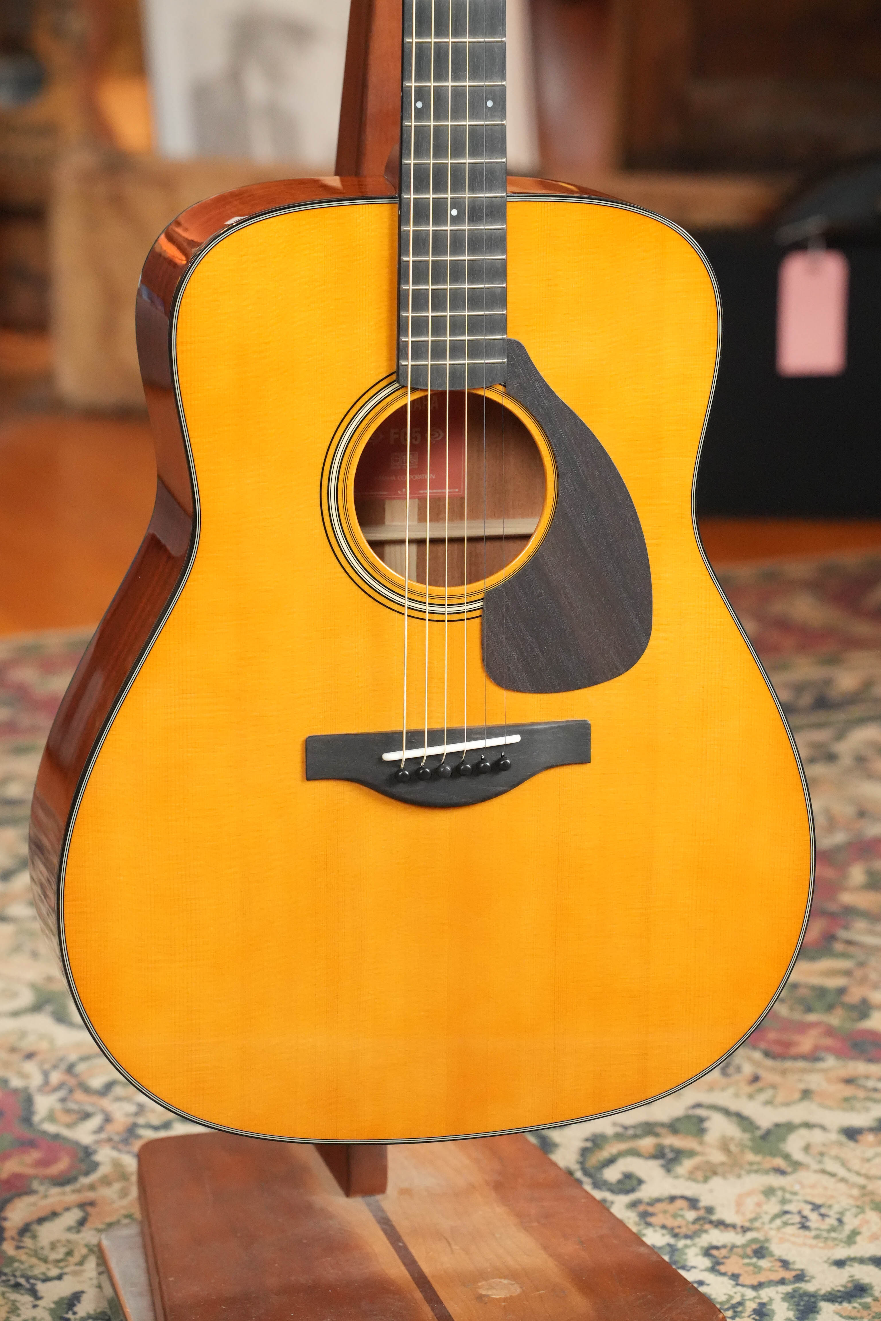 Yamaha FG5 GL NEW Gloss Red Label Dreadnought Acoustic Guitar #227A