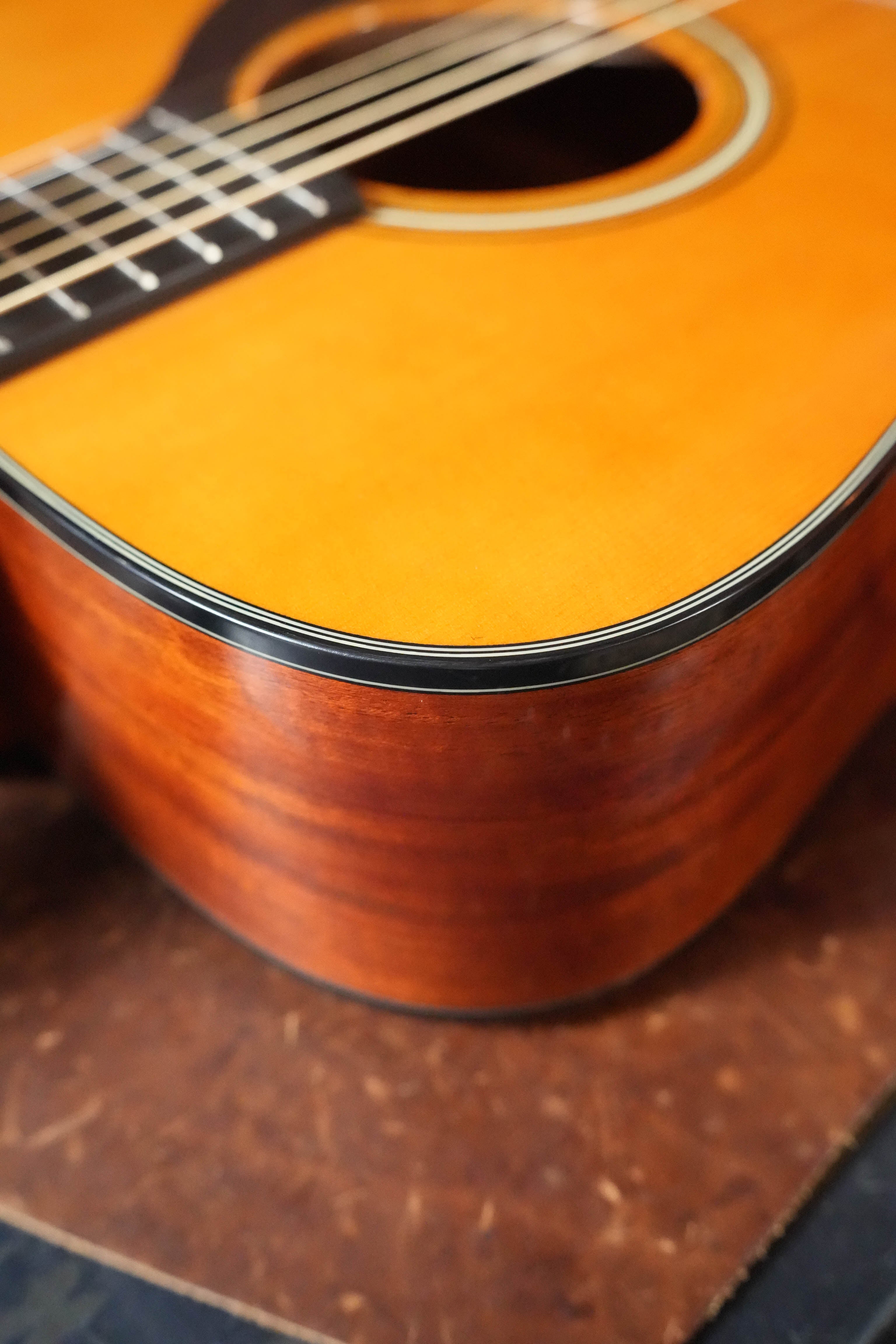 Yamaha FG5 GL NEW Gloss Red Label Dreadnought Acoustic Guitar #732A