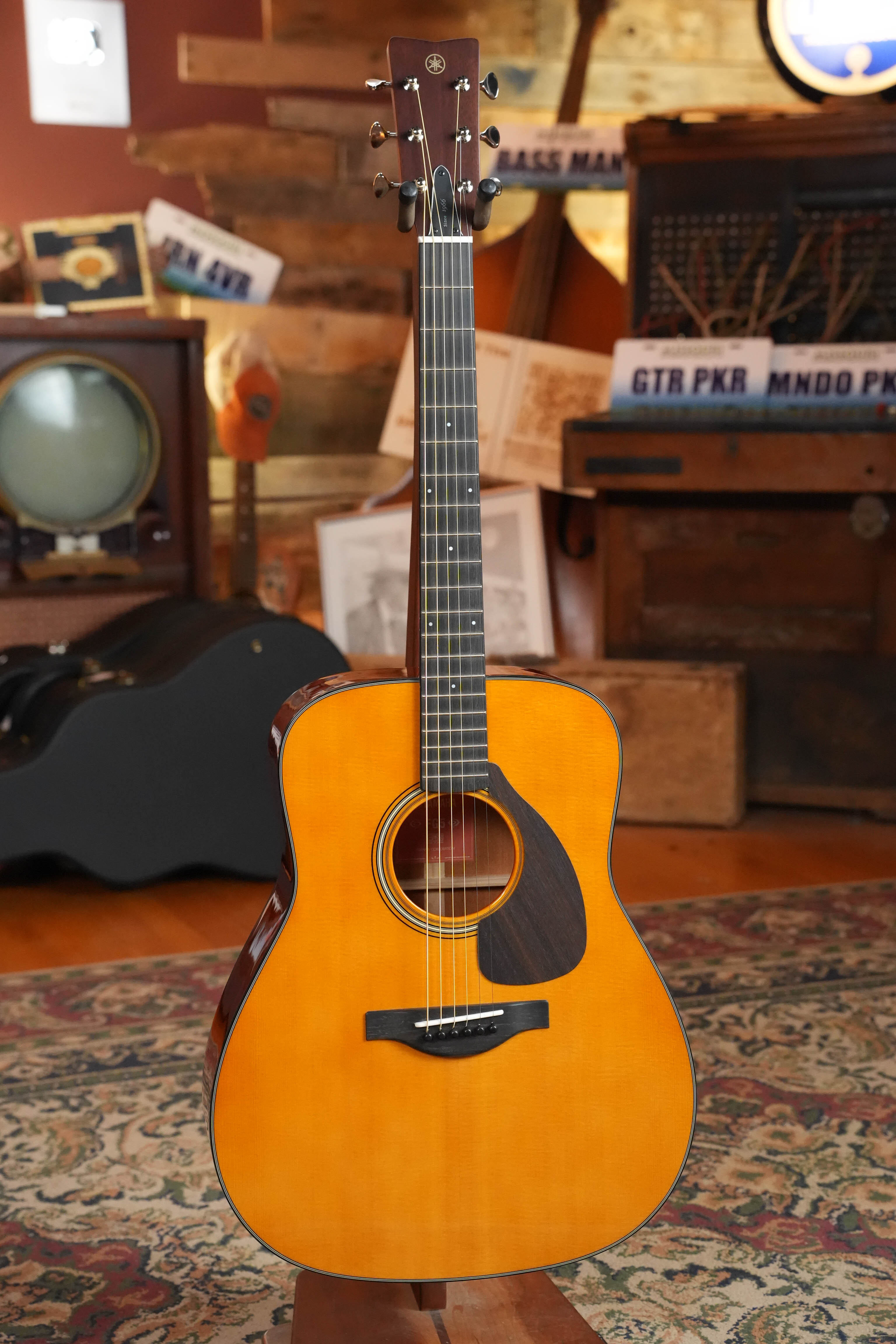 Yamaha FG5 GL NEW Gloss Spruce/Mahogany Red Label Dreadnought Acoustic Guitar #321A