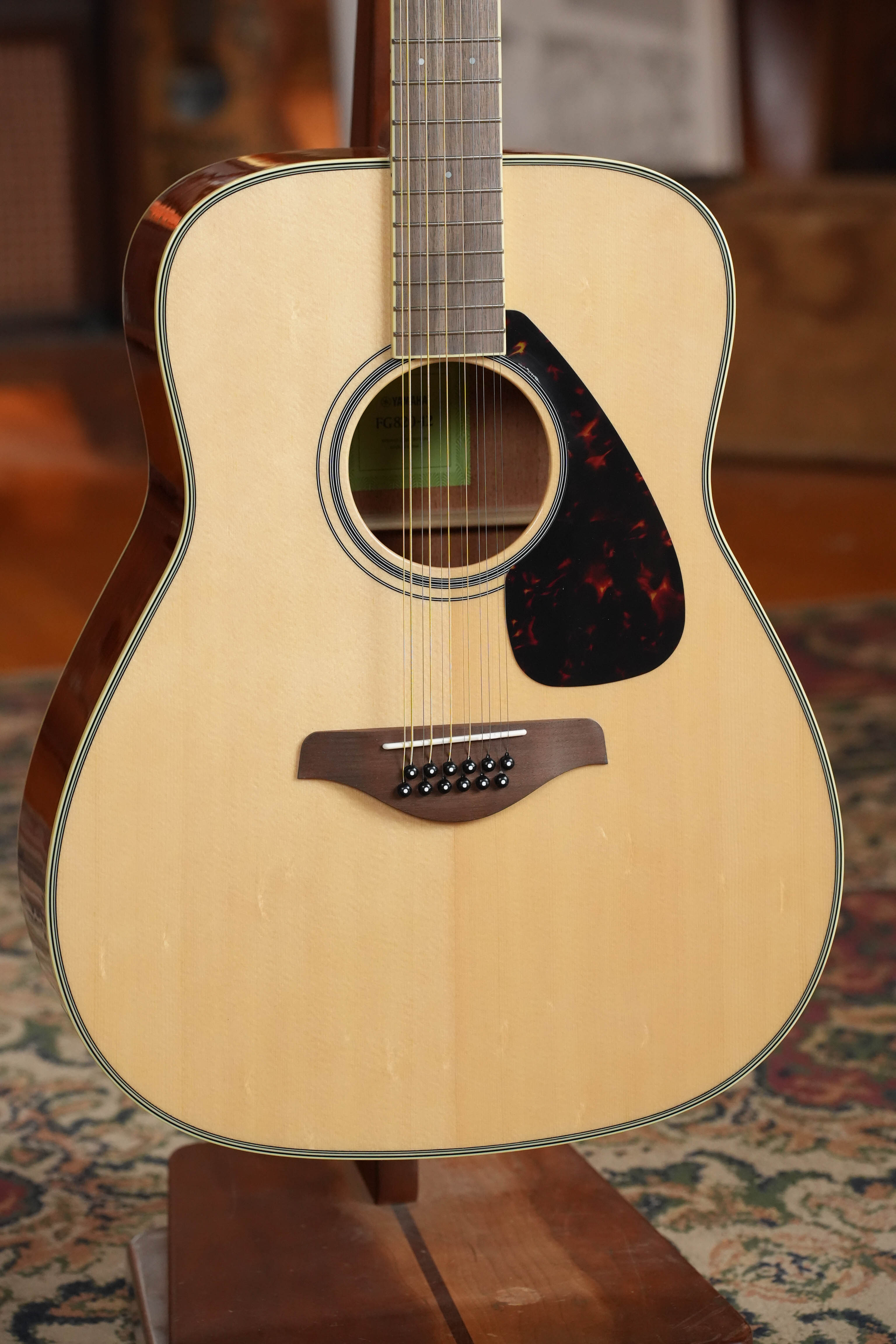 Yamaha FG820-12 Spruce/Mahogany 12-String Dreadnought Acoustic Guitar #1267