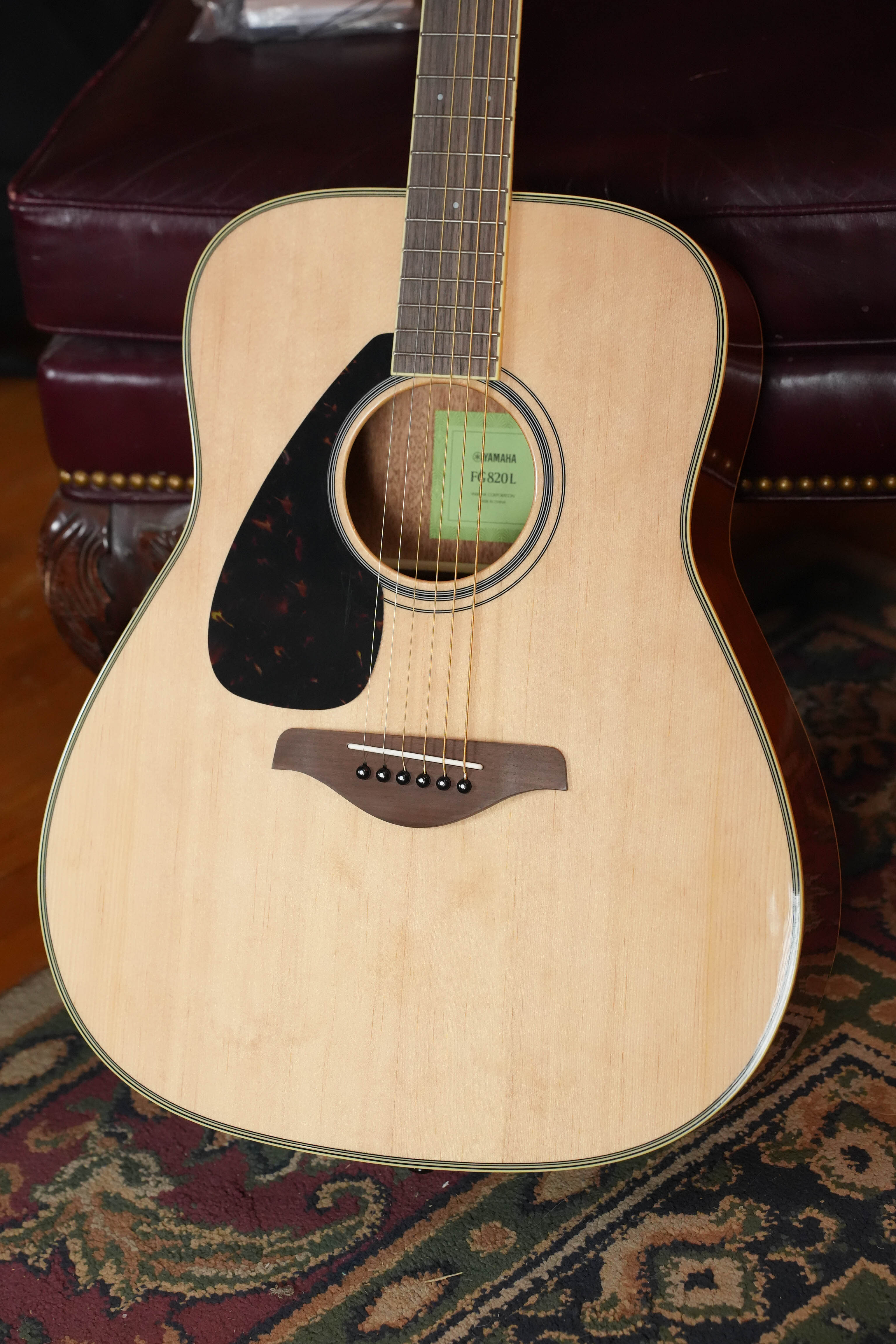 Yamaha FG820L *Left-Handed Model* Spruce/Mahogany Dreadnought Acoustic Guitar #0644