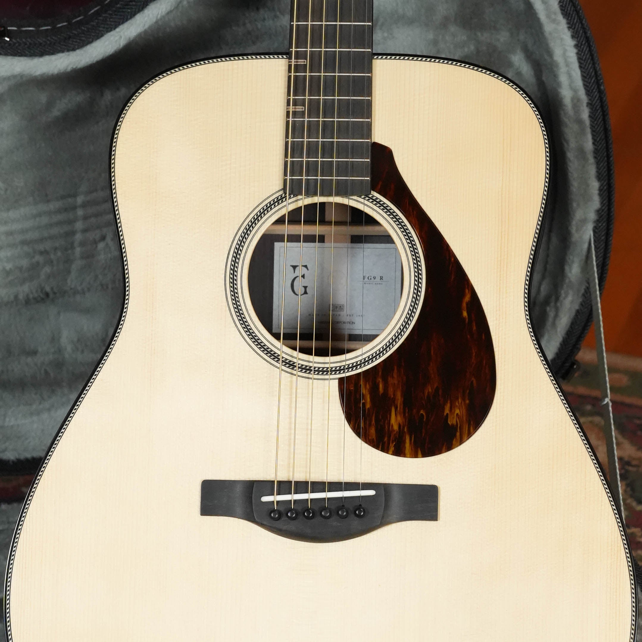 Yamaha FG9 R NT Adirondack/Indian Rosewood Dreadnought Acoustic Guitar #113A