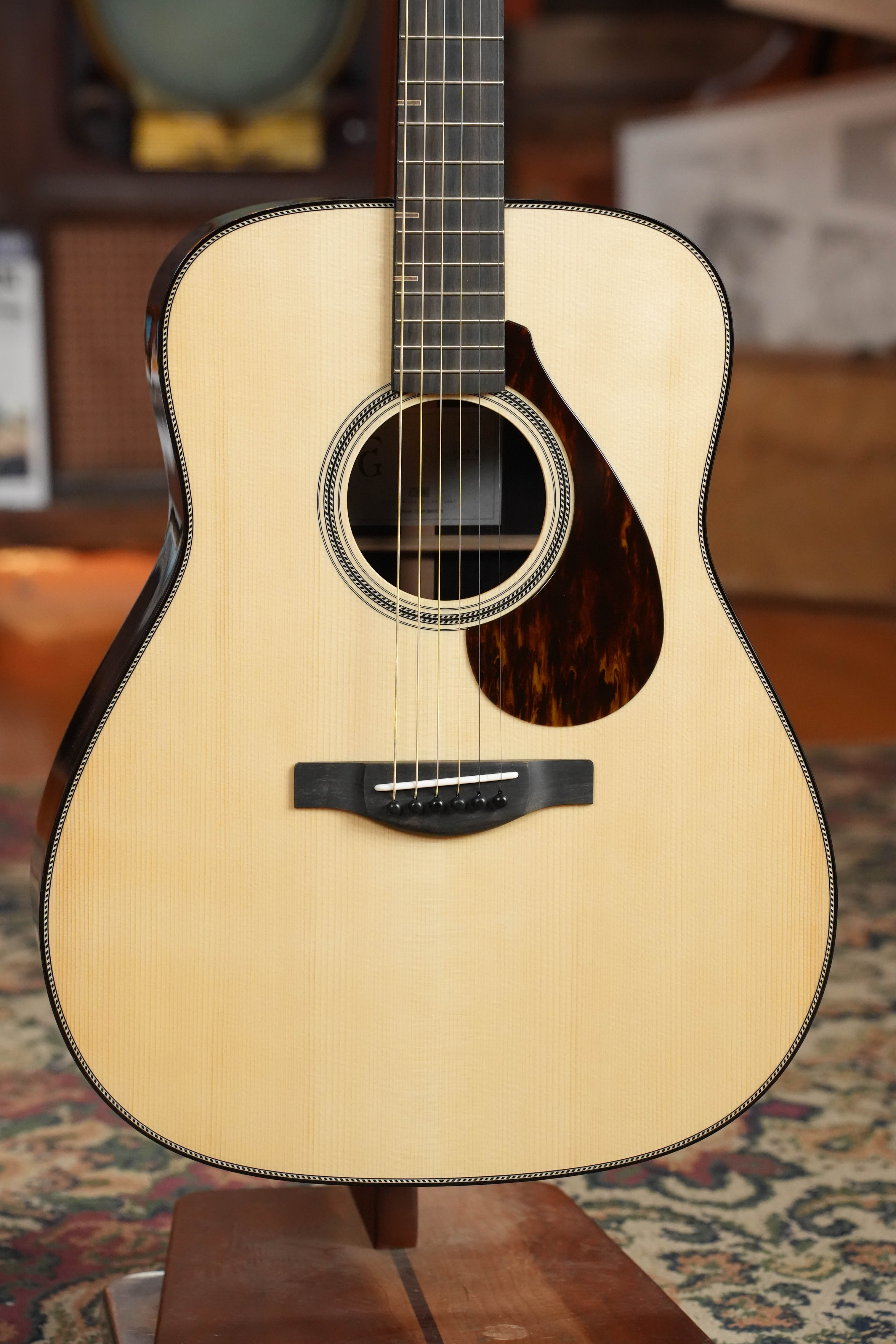 Yamaha FG9 R NT Adirondack/Indian Rosewood Dreadnought Acoustic Guitar #113A