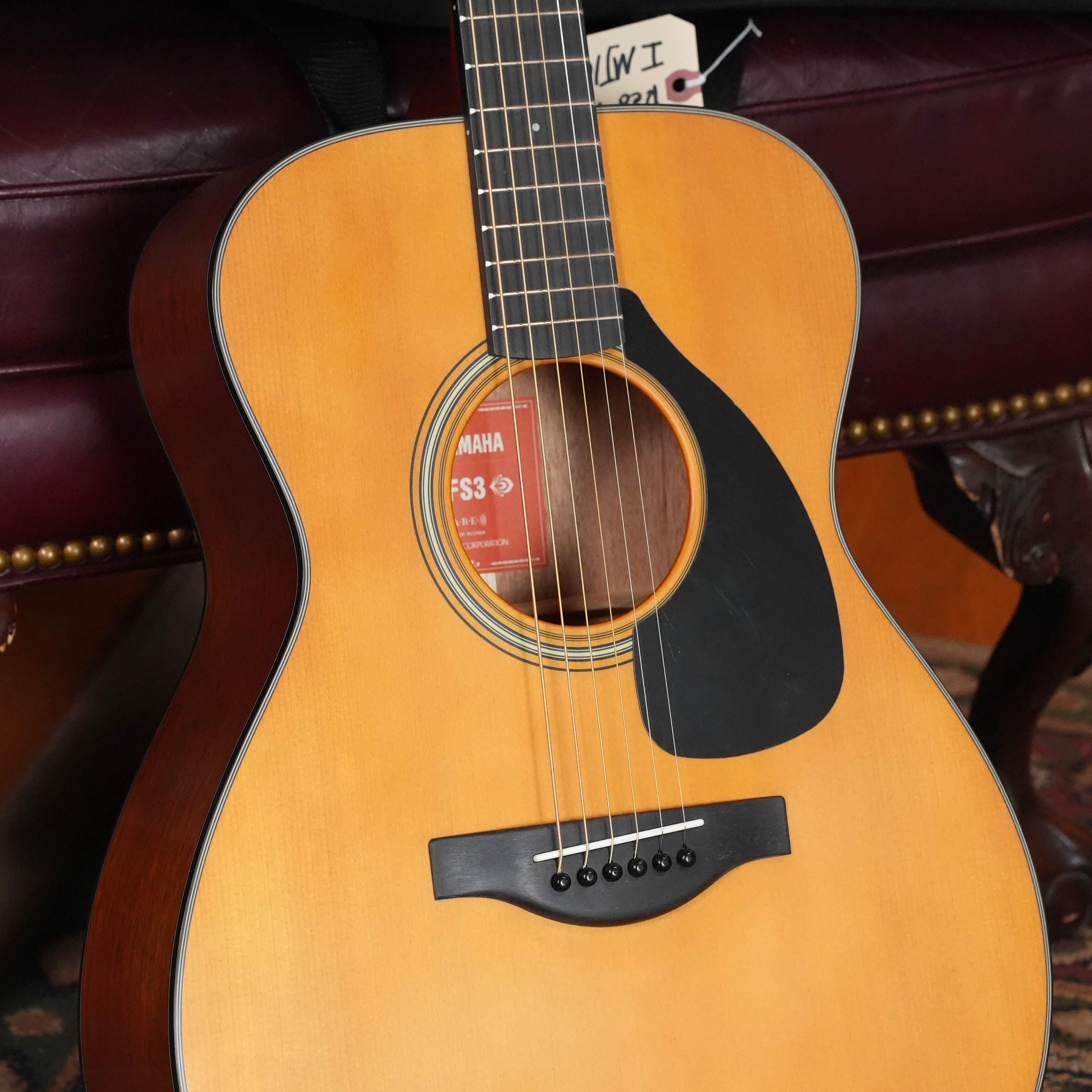 Yamaha FS3 Sitka/Mahogany Red Label Concert Acoustic Guitar #1557