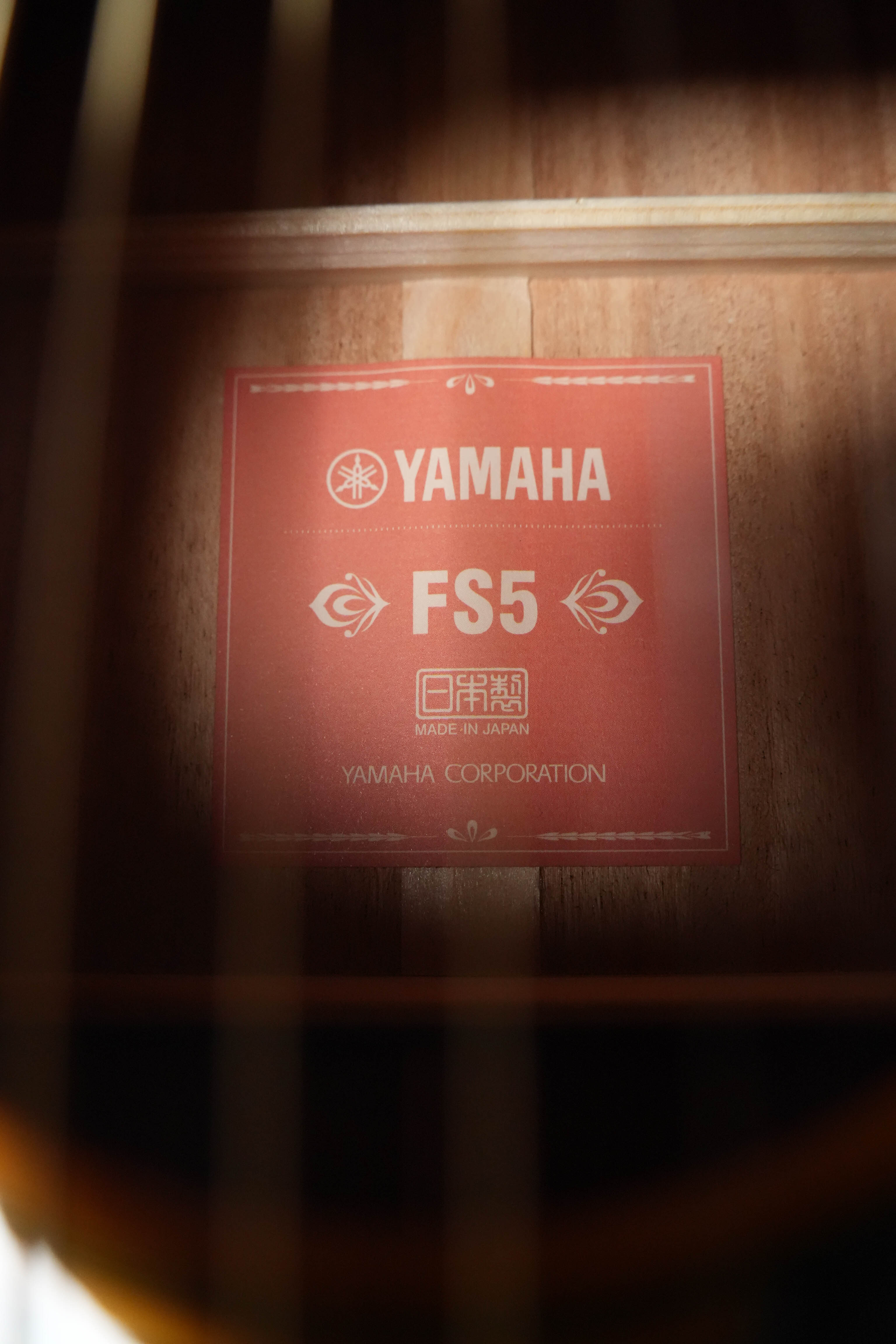Yamaha FS5 GL Gloss Concert Acoustic Guitar #458A