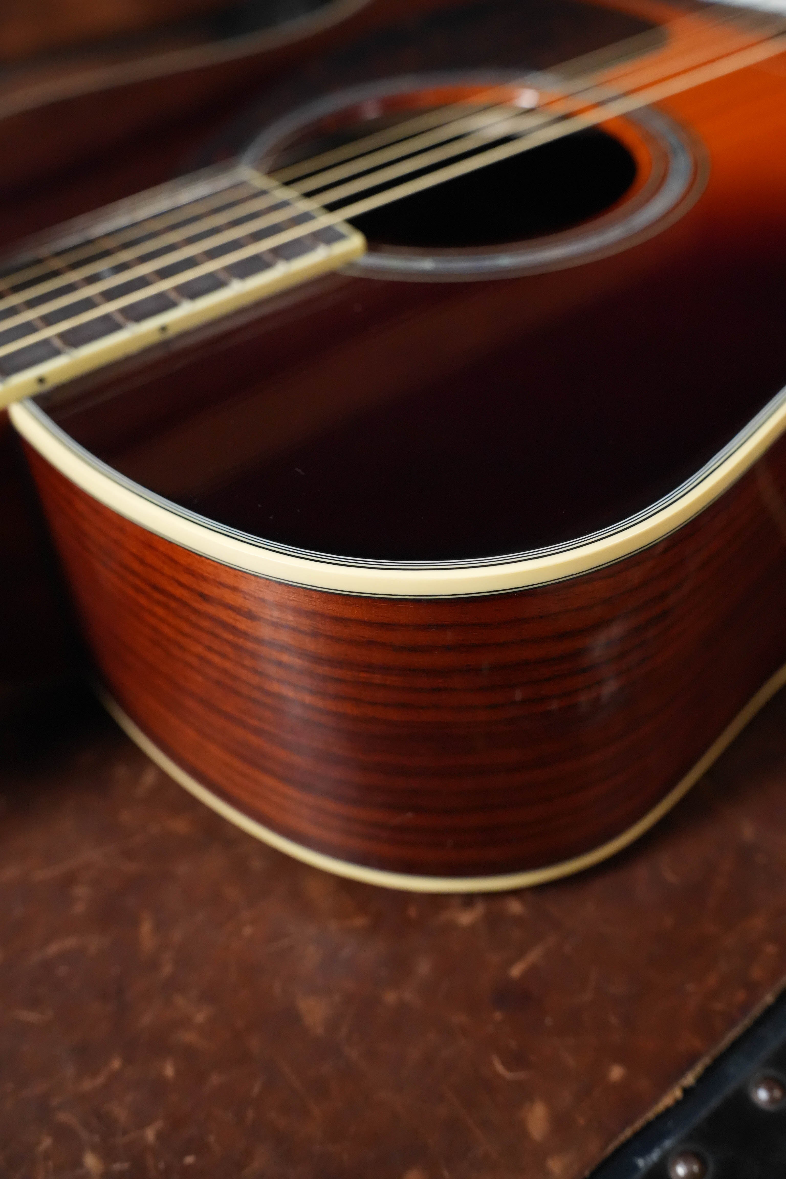 Yamaha LL6 Brown Sunburst ARE Engelmann/Rosewood Dreadnought Guitar w/SRT Piezo Pickup #0702