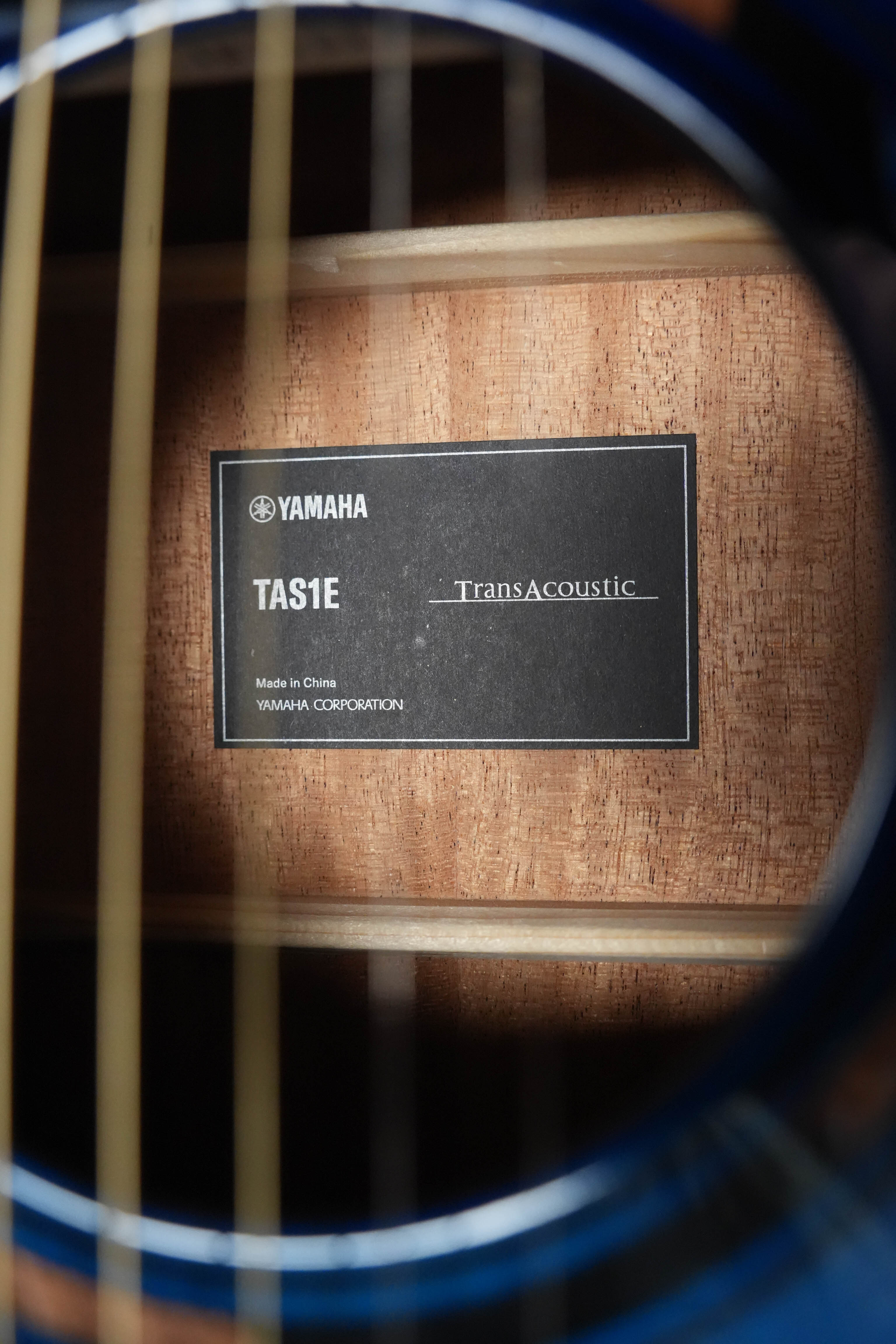 Yamaha TAS1E Ultra Marine Spruce/Mahogany Transacoustic Concert Guitar #1161