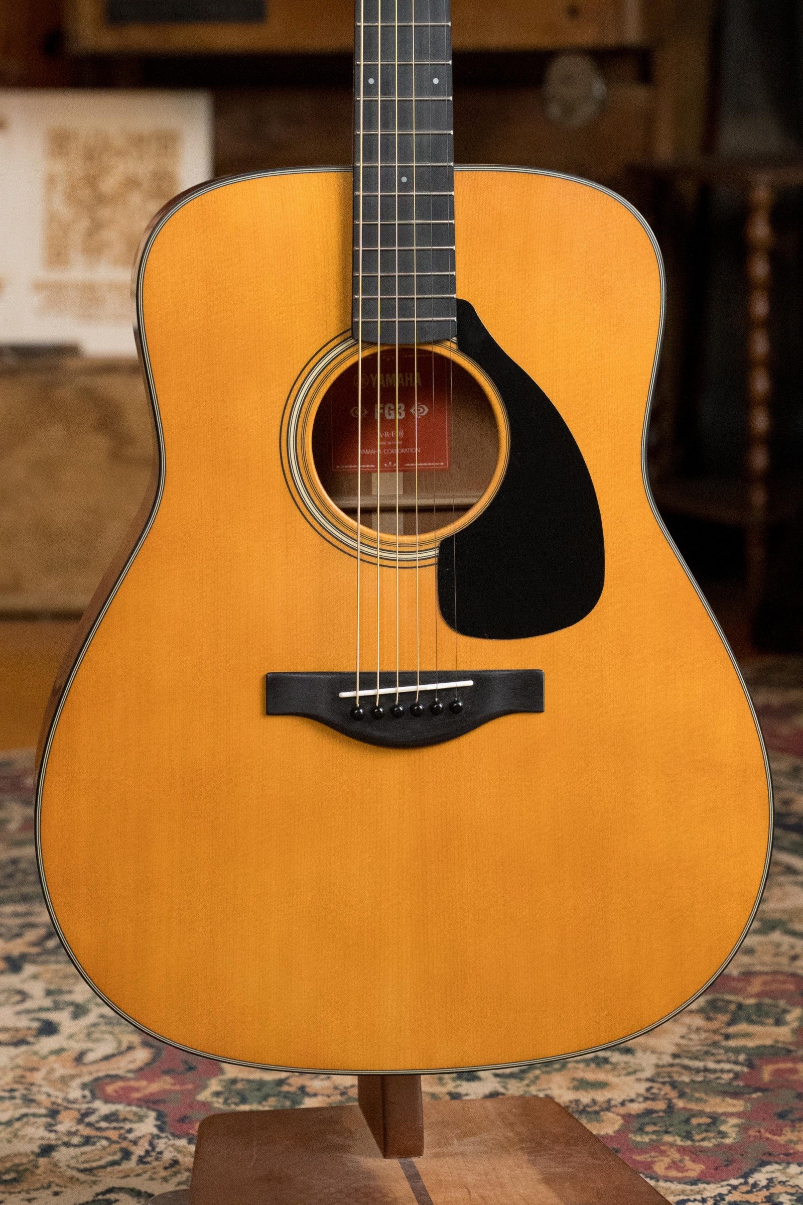 Yamaha FG3 Spruce/Mahogany Red Label Dreadnought Acoustic Guitar #1013