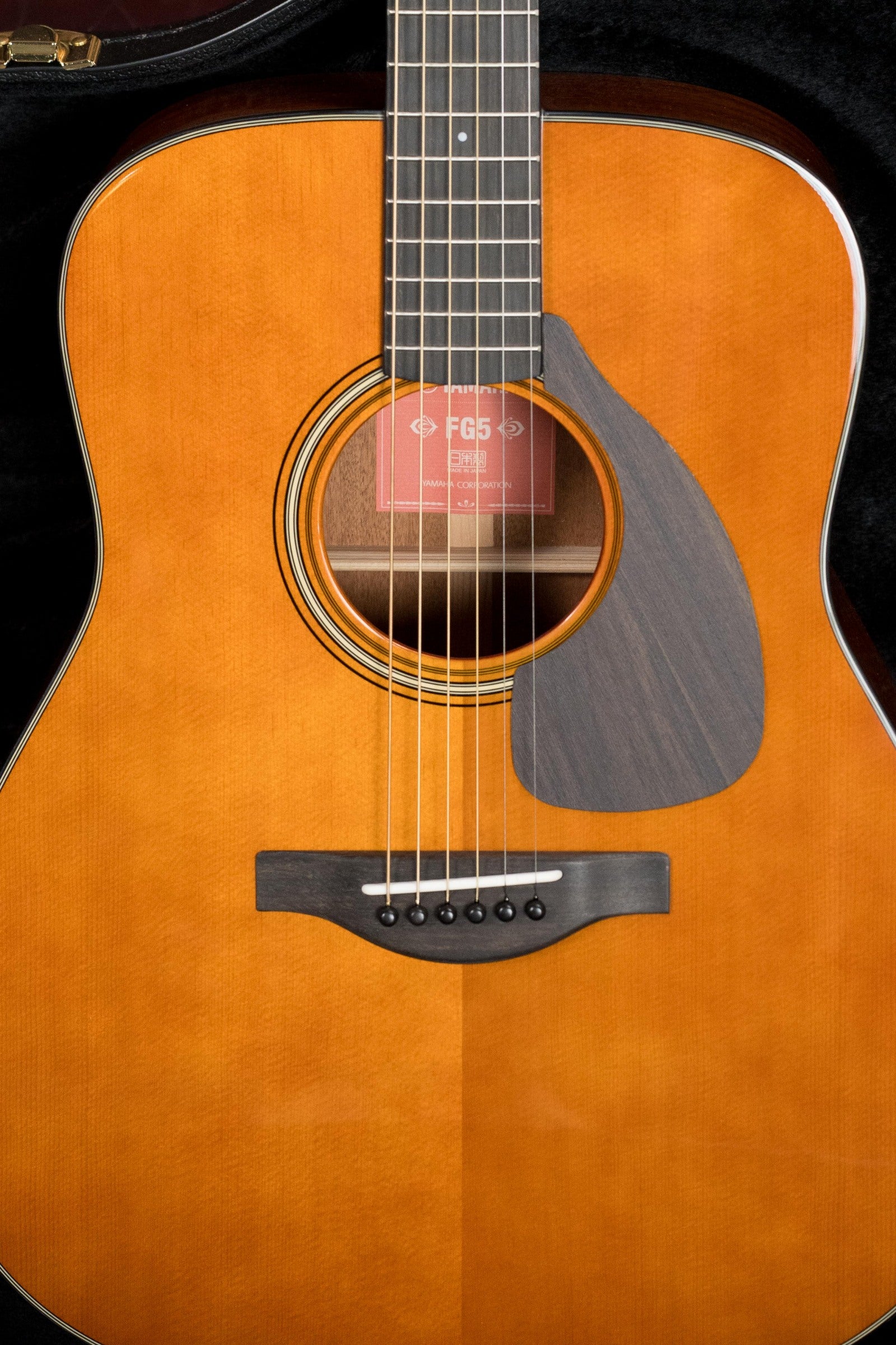 Yamaha FG5 GL NEW Gloss Spruce/Mahogany Red Label Dreadnought Acoustic Guitar #255A