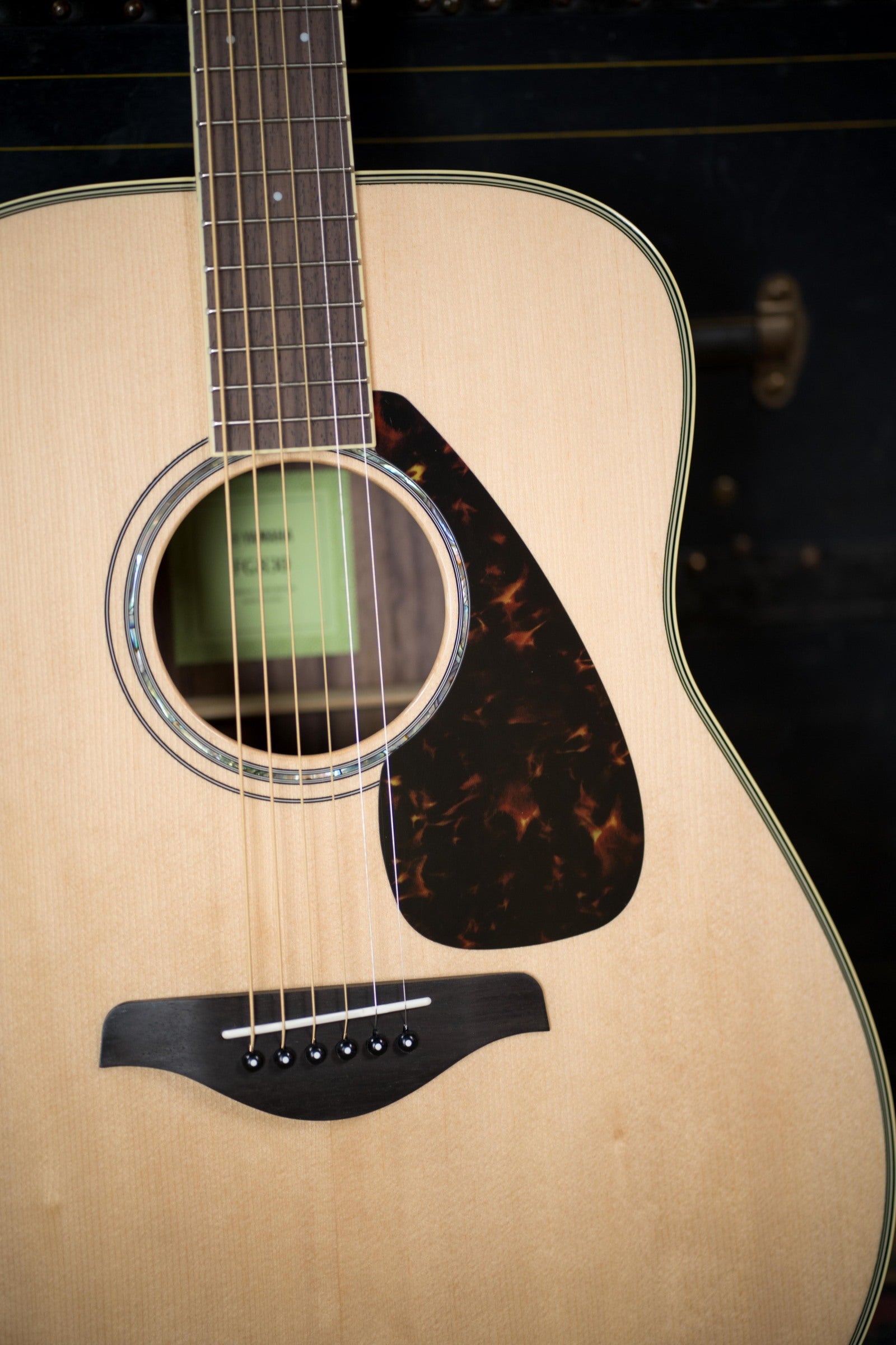 Yamaha FG830 Spruce/Laminate Rosewood Natural Dreadnought Acoustic Guitar #0584