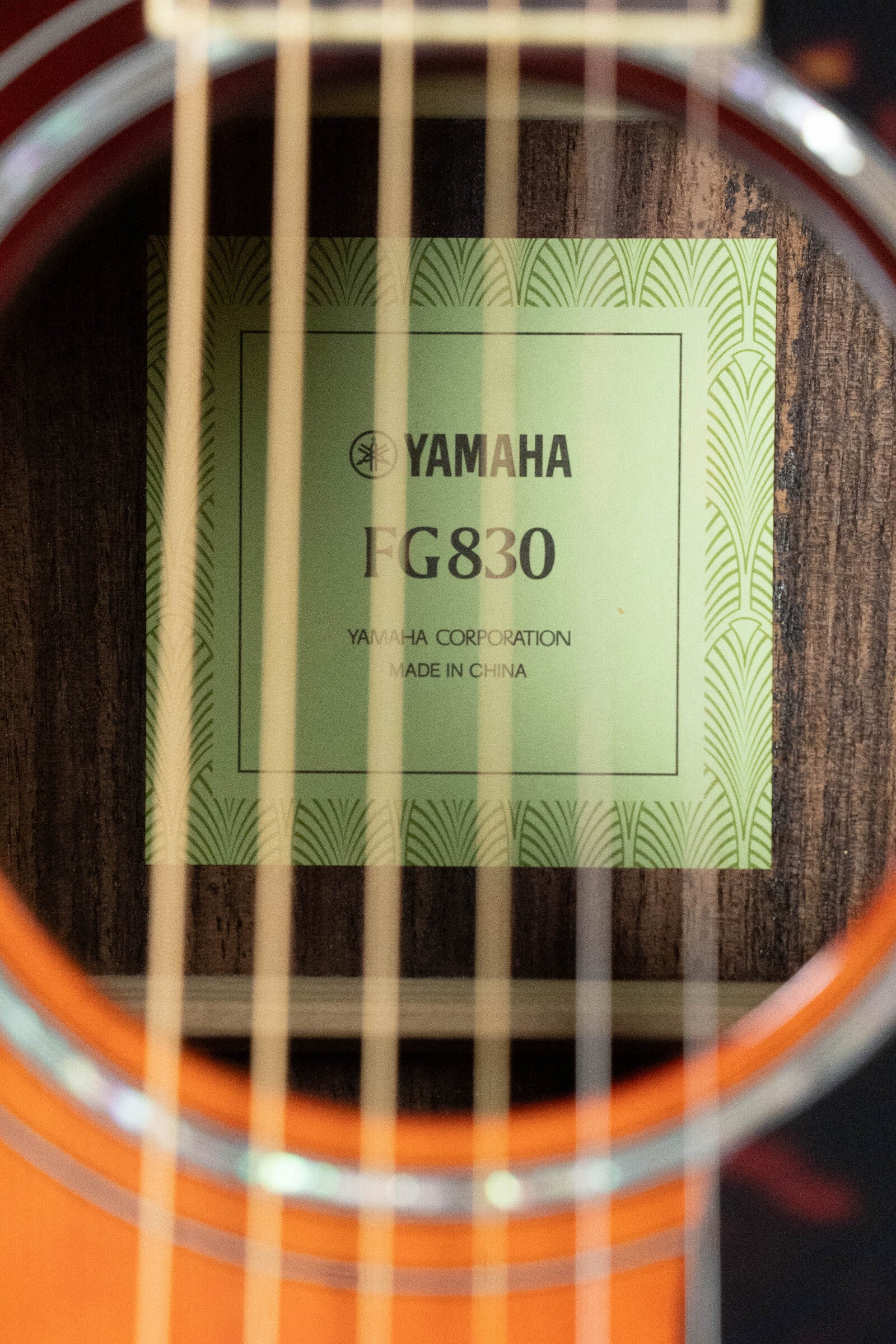 Yamaha FG830 TBS Spruce/Rosewood Tobacco Brown Sunburst Dreadnought Acoustic Guitar #0513