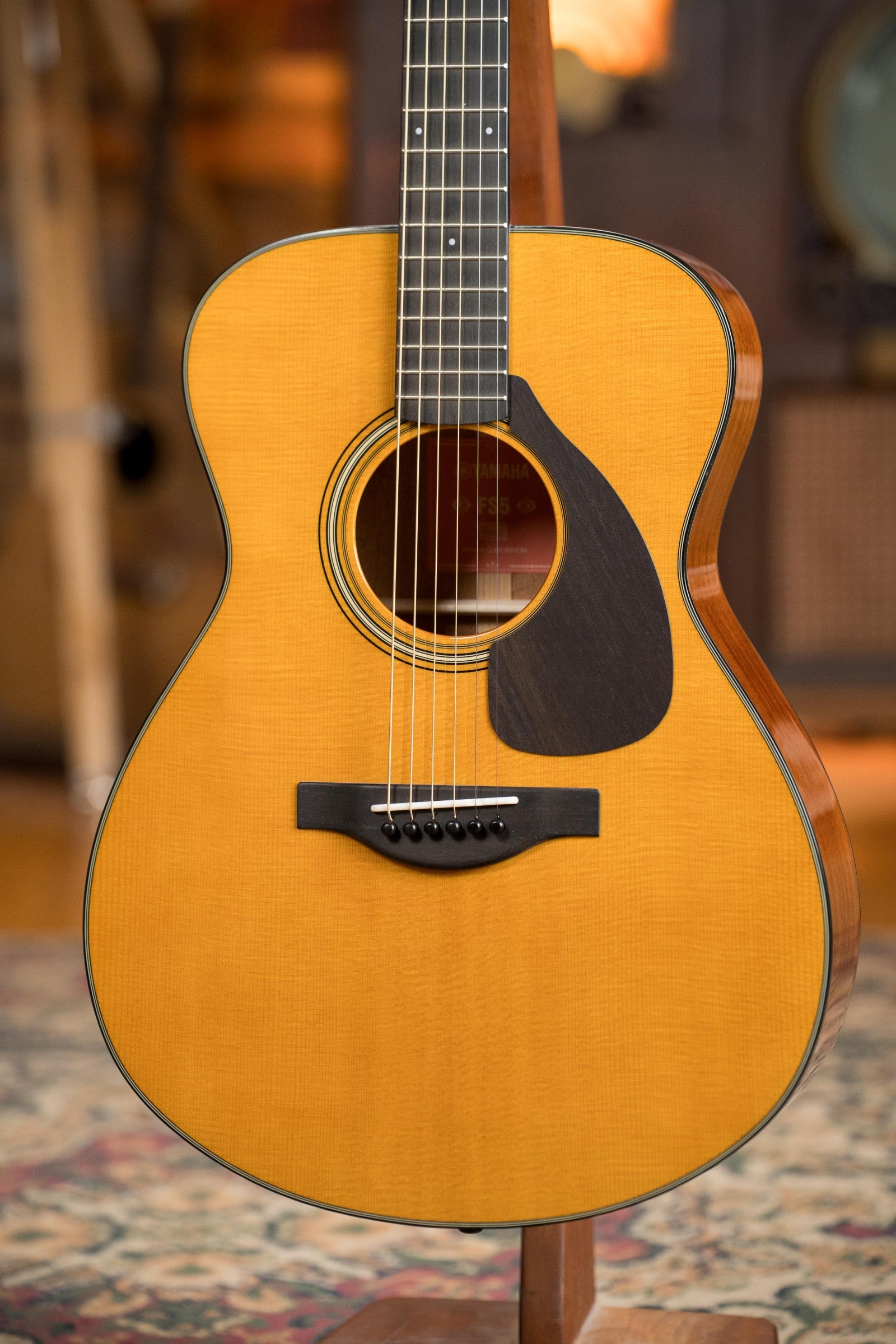 Yamaha FS5 GL New GLOSS Red Label Sitka/Mahogany Concert Acoustic Guitar #600A
