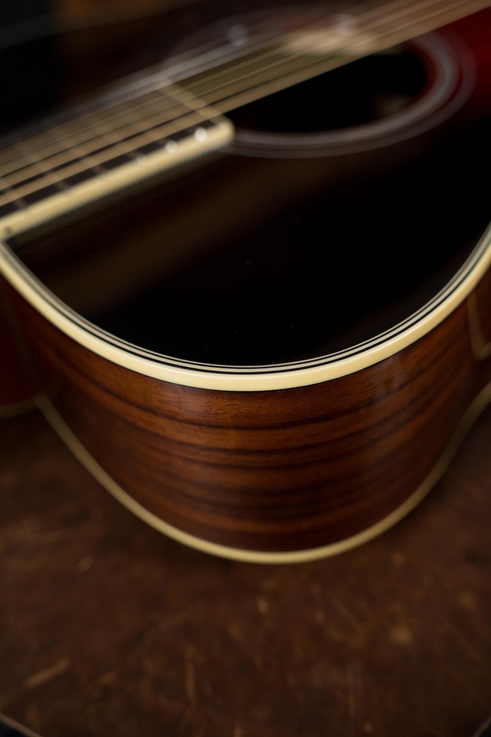 Yamaha FS830 DSR Dusk Sun Red Spruce/Rosewood Concert Body Acoustic Guitar #0162