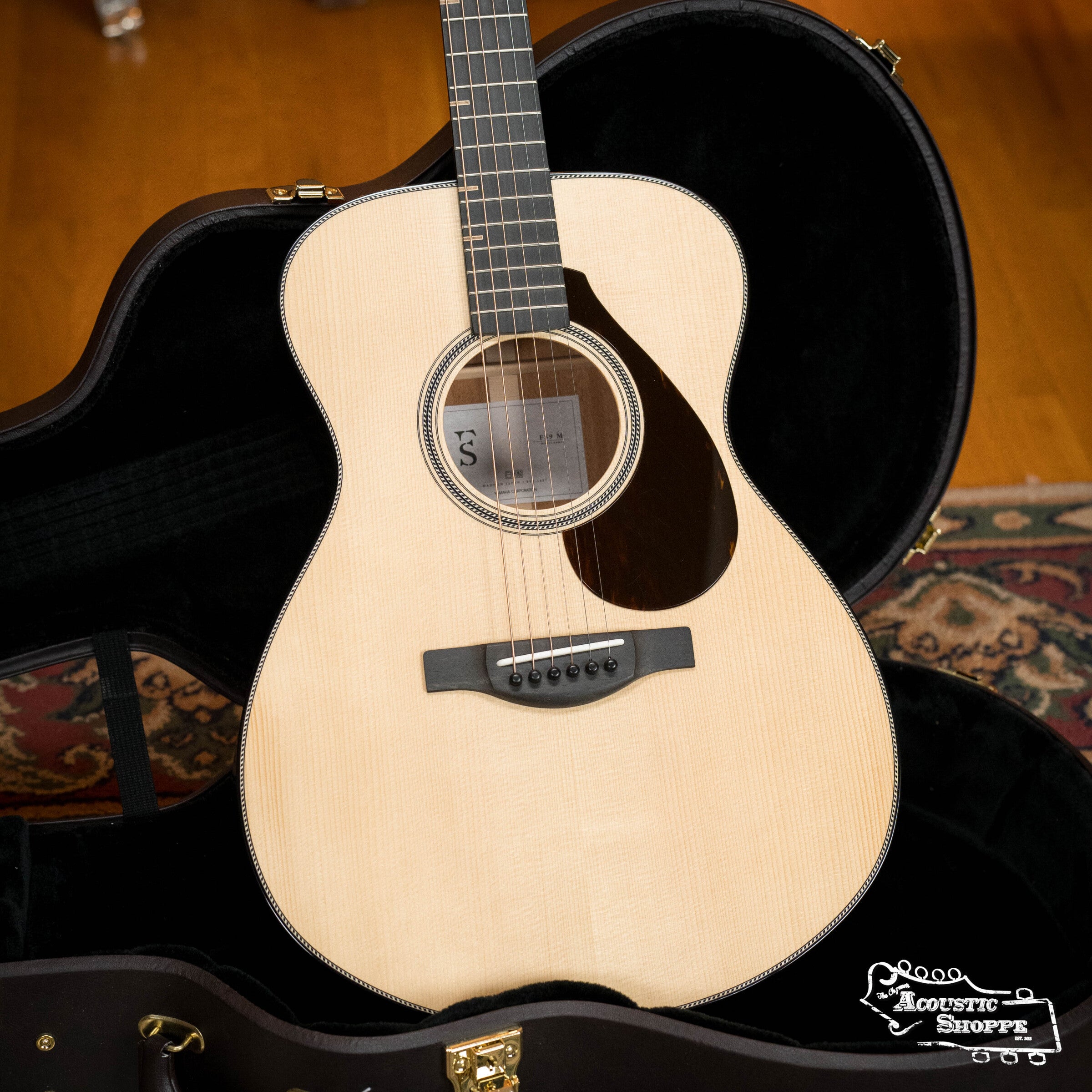 Yamaha FS9 M Adirondack/Mahogany Concert Acoustic Guitar #021A