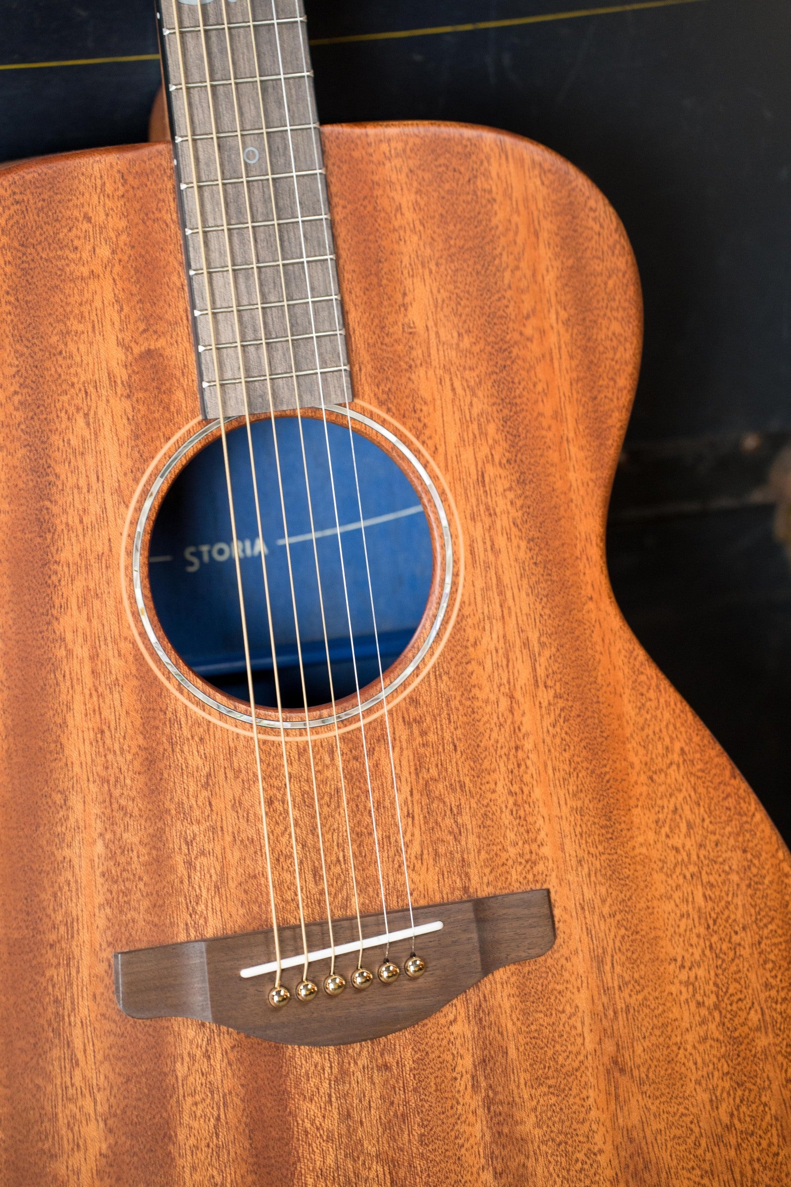 Yamaha STORIA II All Mahogany Concert Body Guitar w/Pickup #1564
