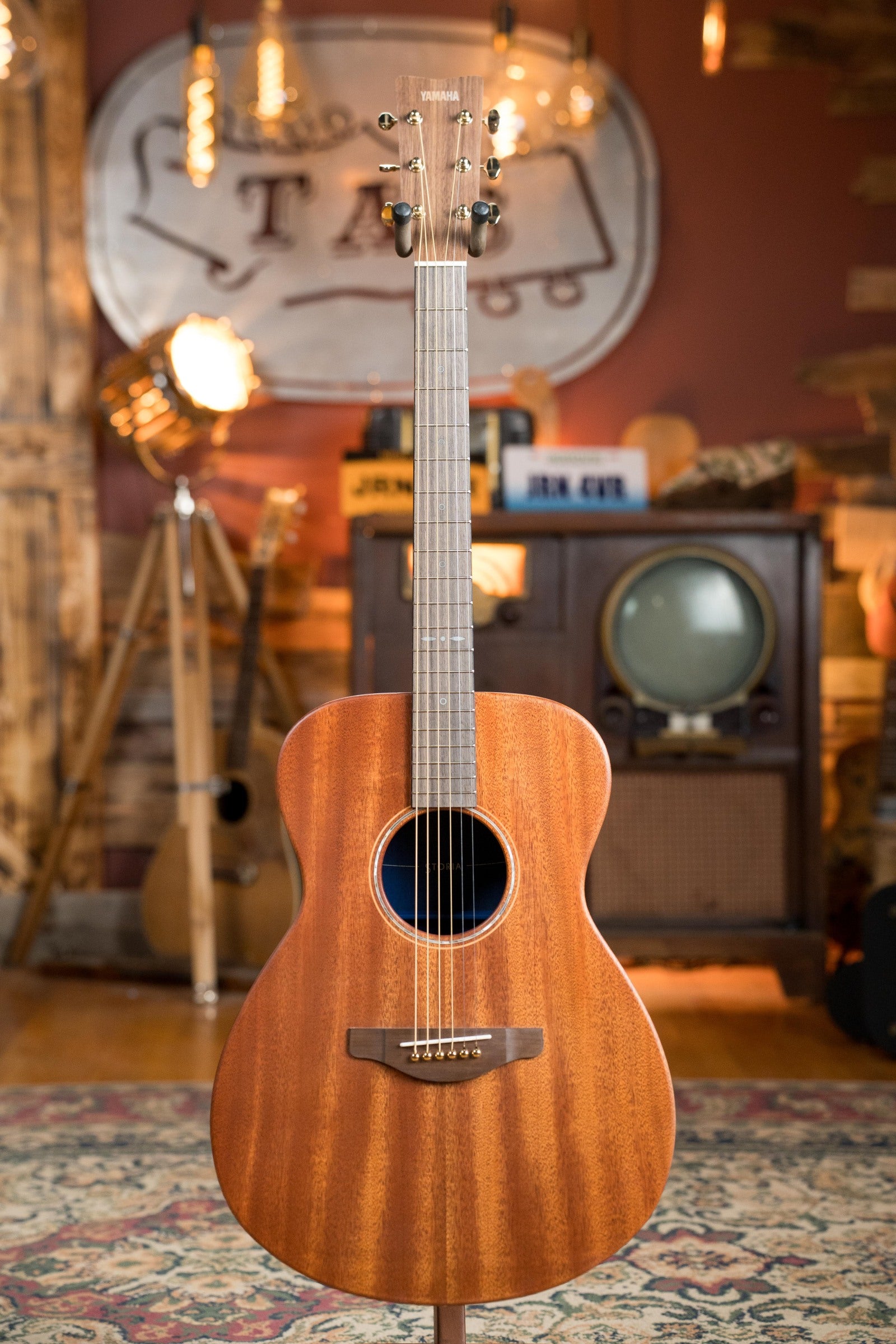 Yamaha STORIA II All Mahogany Concert Body Guitar w/Pickup #1564