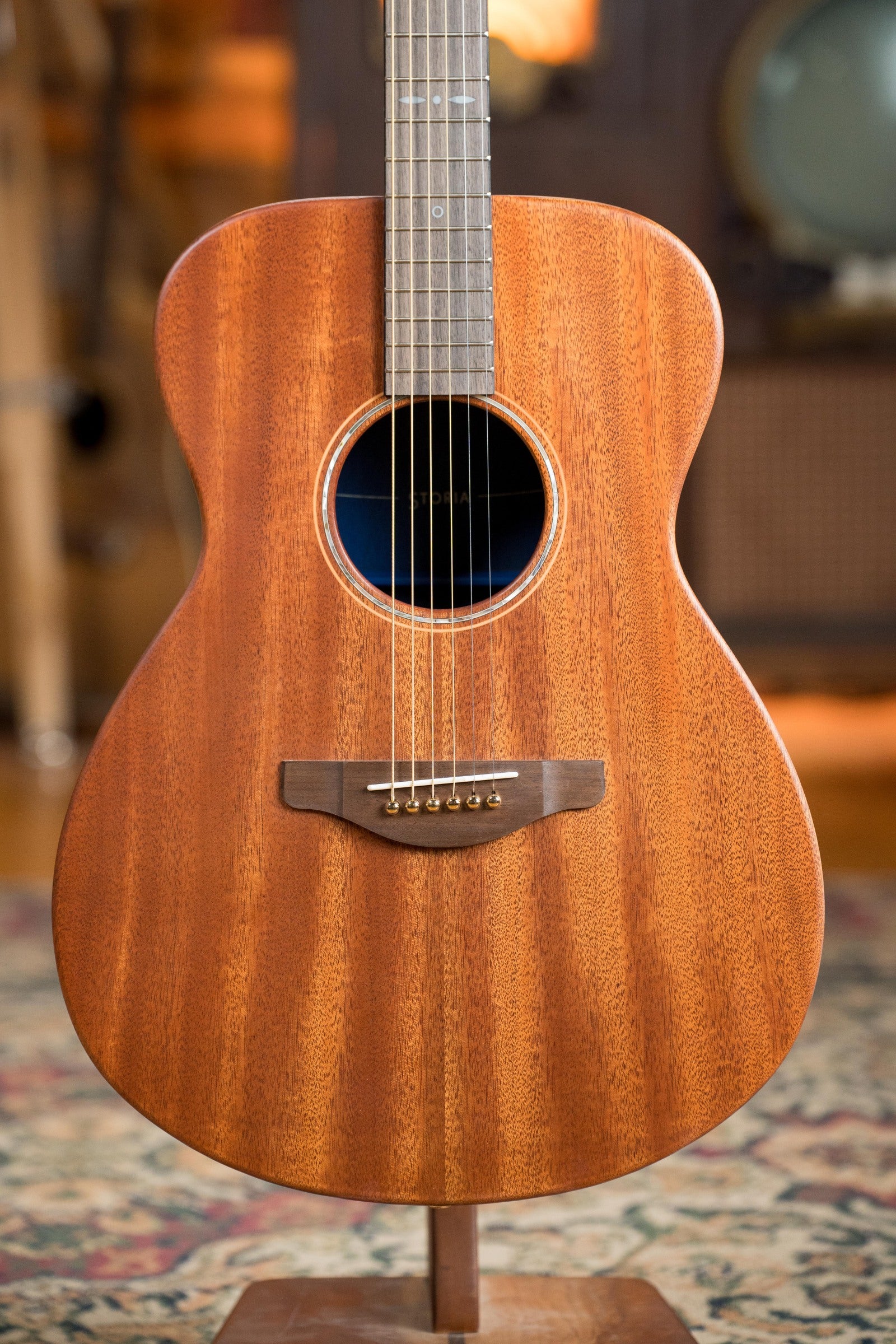 Yamaha STORIA II All Mahogany Concert Body Guitar w/Pickup #1564