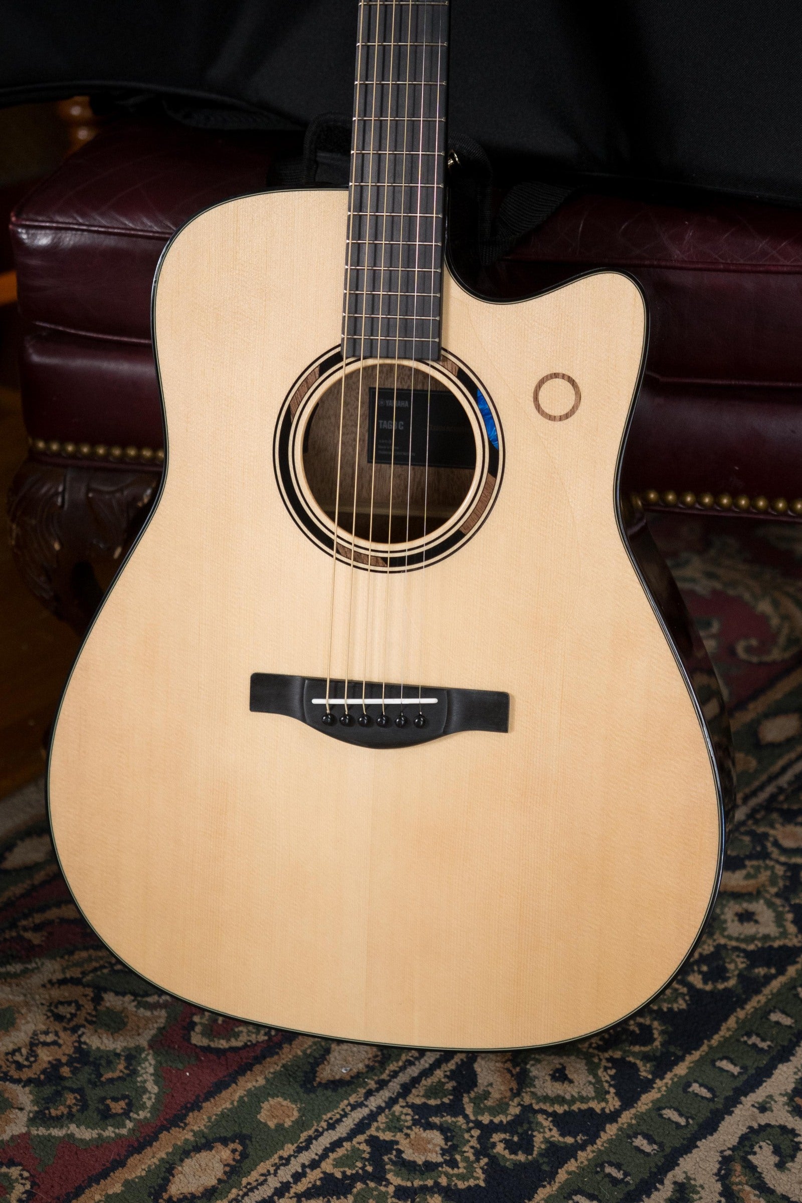 Yamaha TAG3C-NT Sitka/Mahogany Natural Dreadnought Guitar w/the NEWEST TransAcoustic System #0601