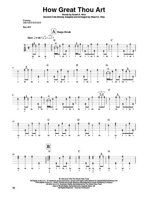 Bluegrass Gospel Banjo Play-Along Volume 7 (HL00147594)
