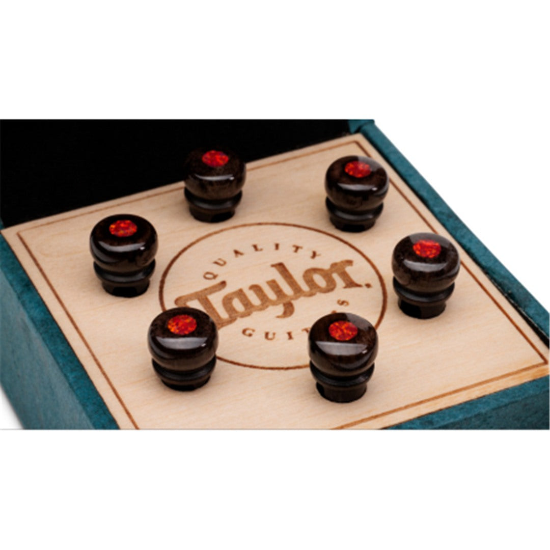 Taylor Bridge Pin Set, Bone, Brown w/Red Opal