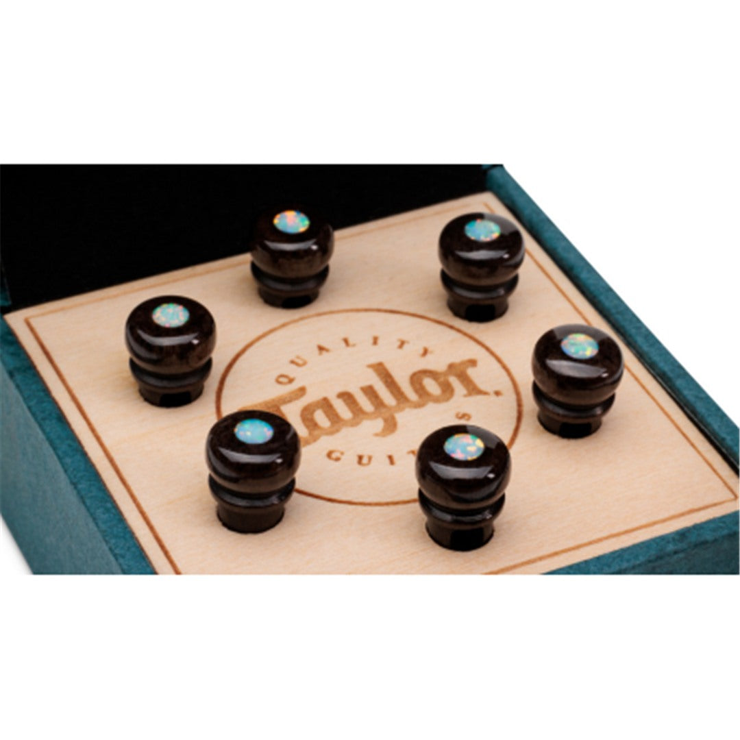 Taylor Bridge Pin Set, Bone, Brown w/White Opal