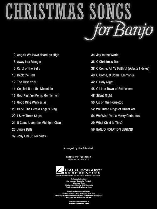 Christmas Songs for Banjo (HL00699799)