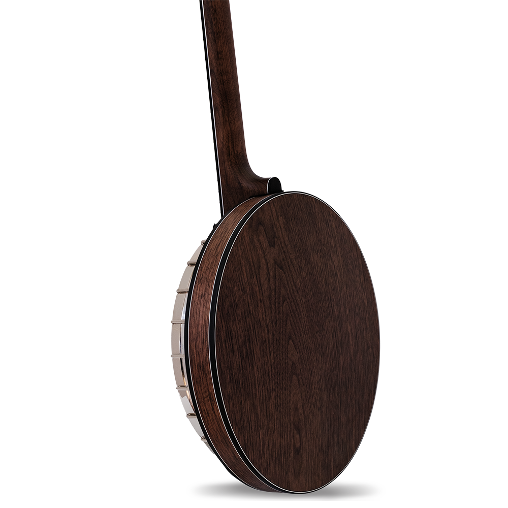 Deering Scott Avett Truth Signature Banjo - half length rear angled