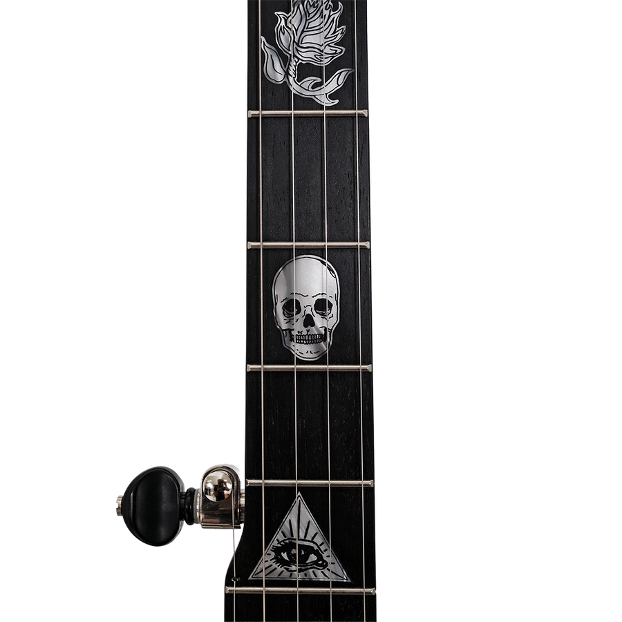 Deering Scott Avett Truth Signature Banjo - fingerboard frets 1-5