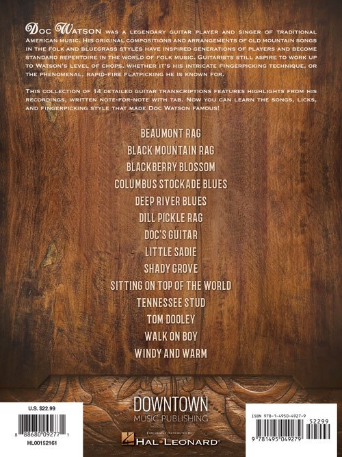 Doc Watson - Guitar Anthology (HL00152161)
