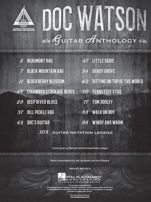 Doc Watson - Guitar Anthology (HL00152161)