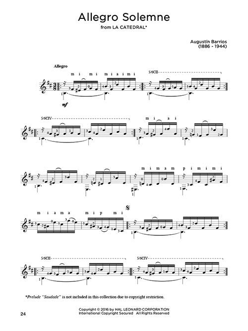 First 50 Classical Pieces You Should Play on Guitar (HL00155414)