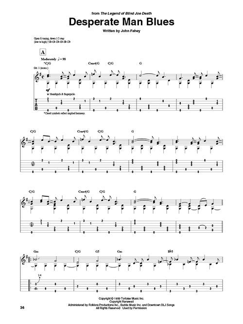 John Fahey - Guitar Anthology (HL00150257)