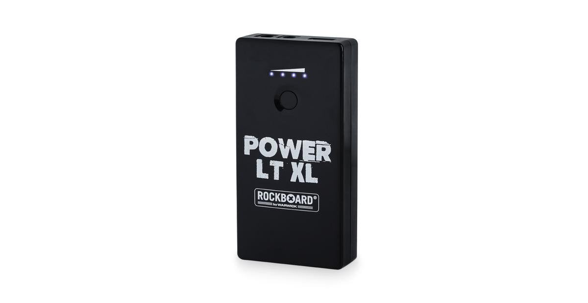RockBoard Power LT XL (Black) - Rechargeable Effects Pedal + Mobile Power Bank